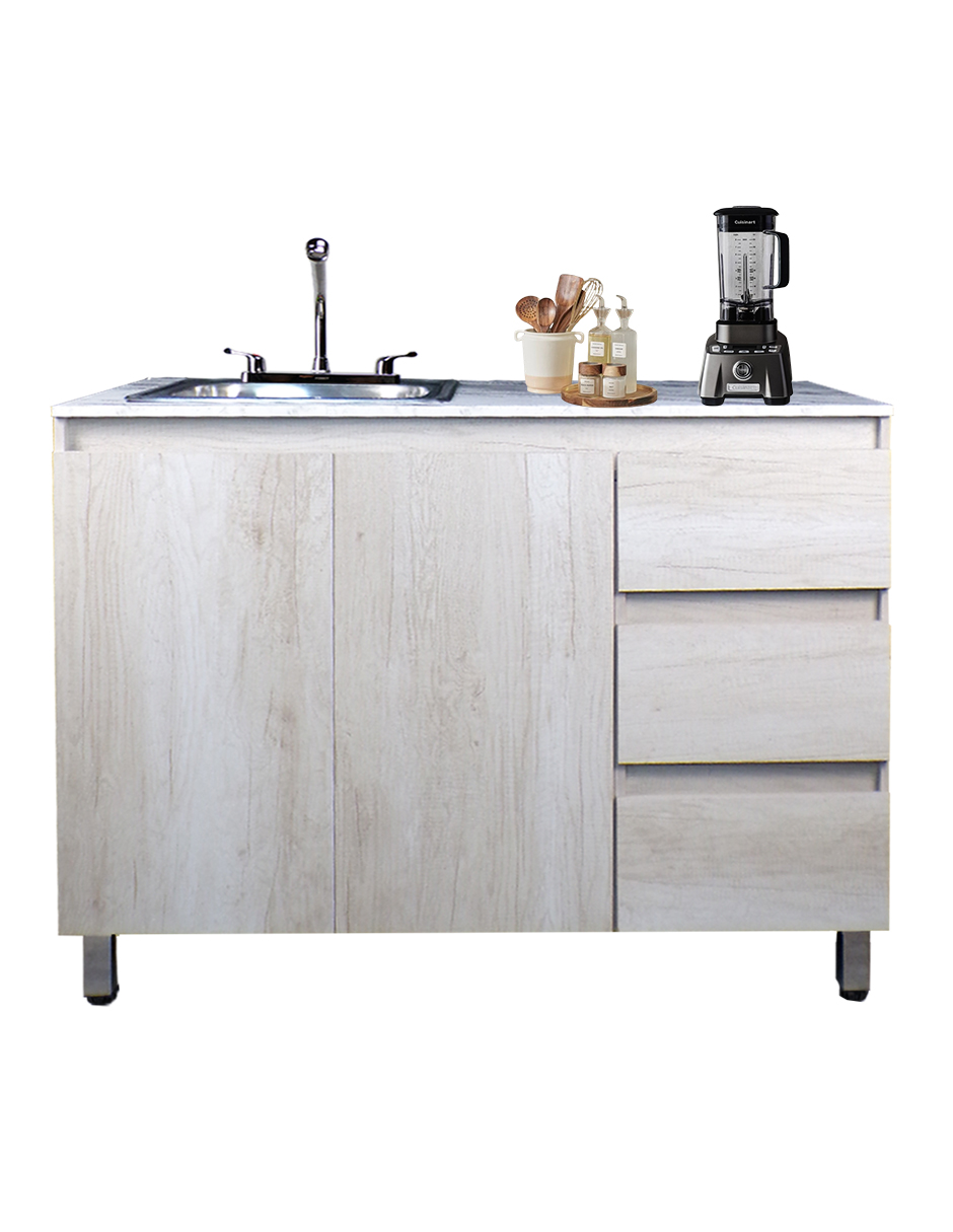 Cocina Integral Completa Premium CLAVEL Con Tarja