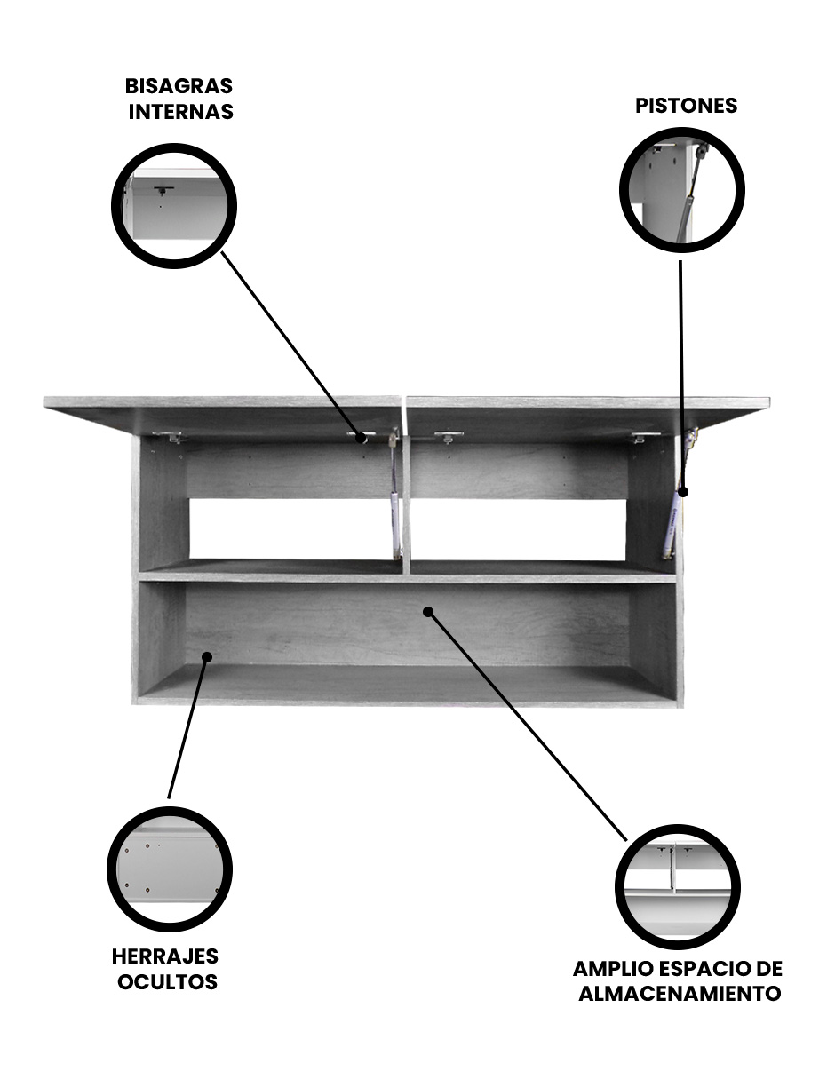 Alacena Gabinete Superior LOTO Para Cocina Integral