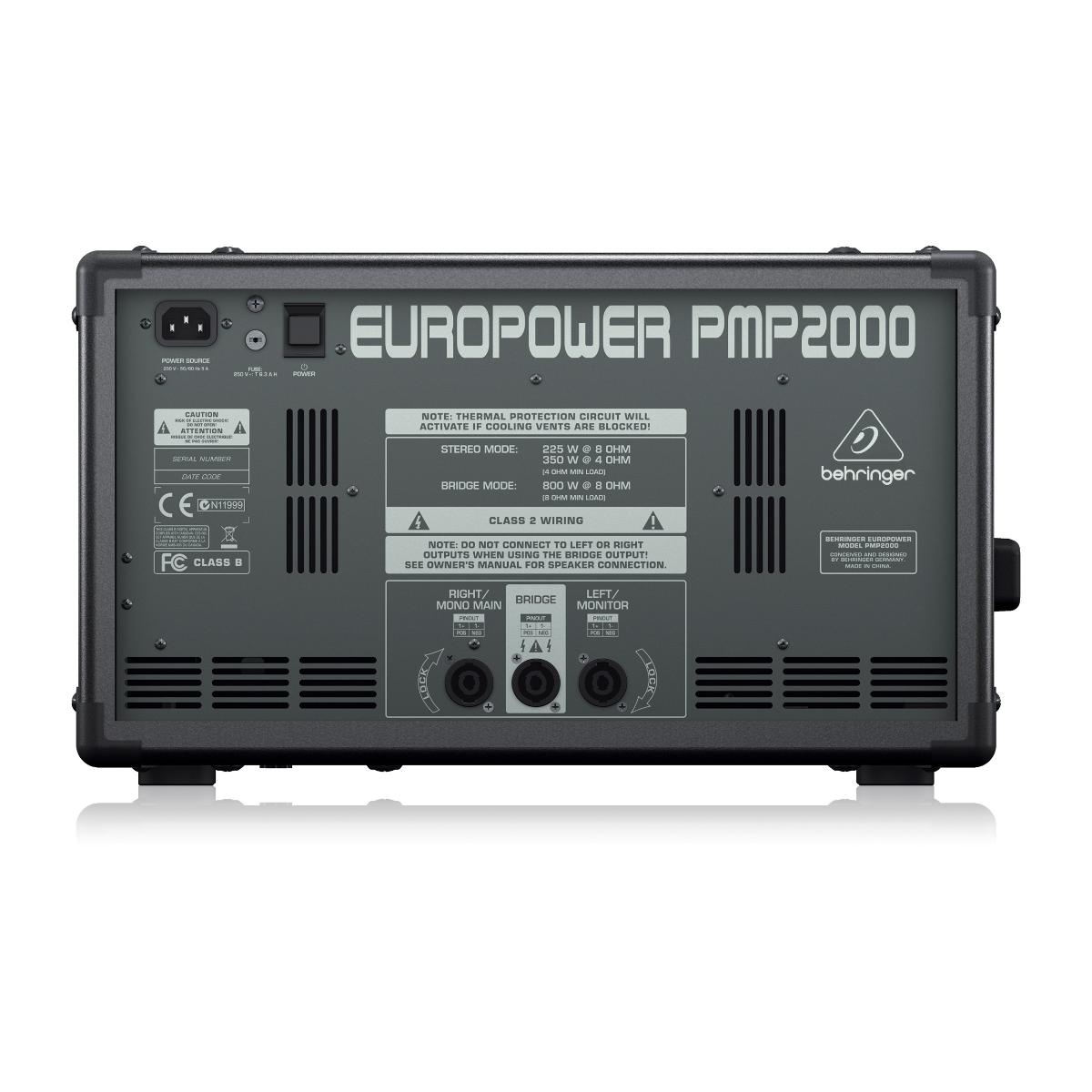 Consola Mezcladora BEHRINGER PMP2000D Activa 2000 Watts