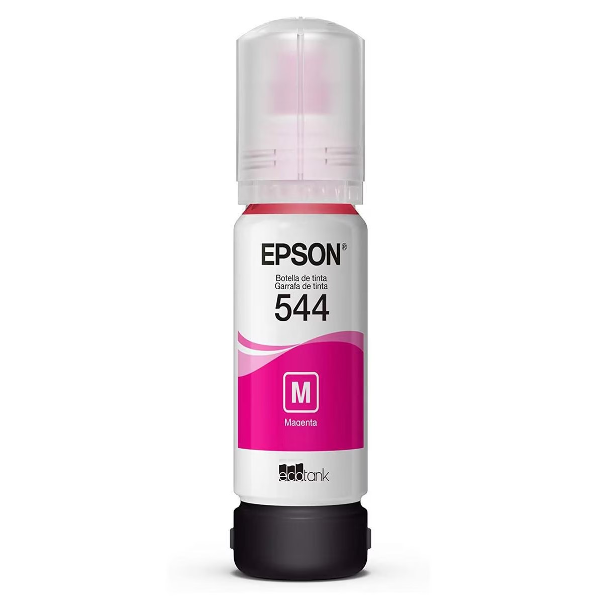 Cartucho epson modelo t544 magenta, tinta dye, para l1210, l3210, l3250, l3110, l3150, l5190 tinta