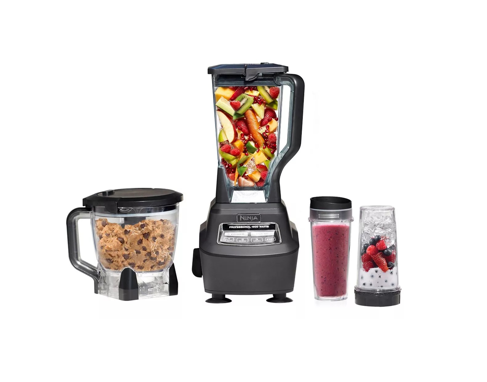 Licuadora Ninja Mega Con Procesador de Alimentos Modelo: BL770 1500W Con Jarra