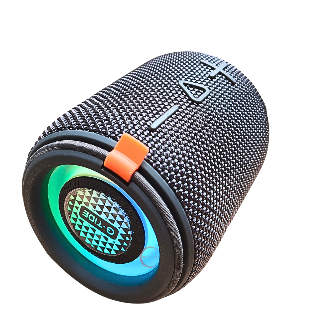 Bocina Bluetooth Portátil G-Tide SV30 con Luces LED y Sonido Hi-Fi