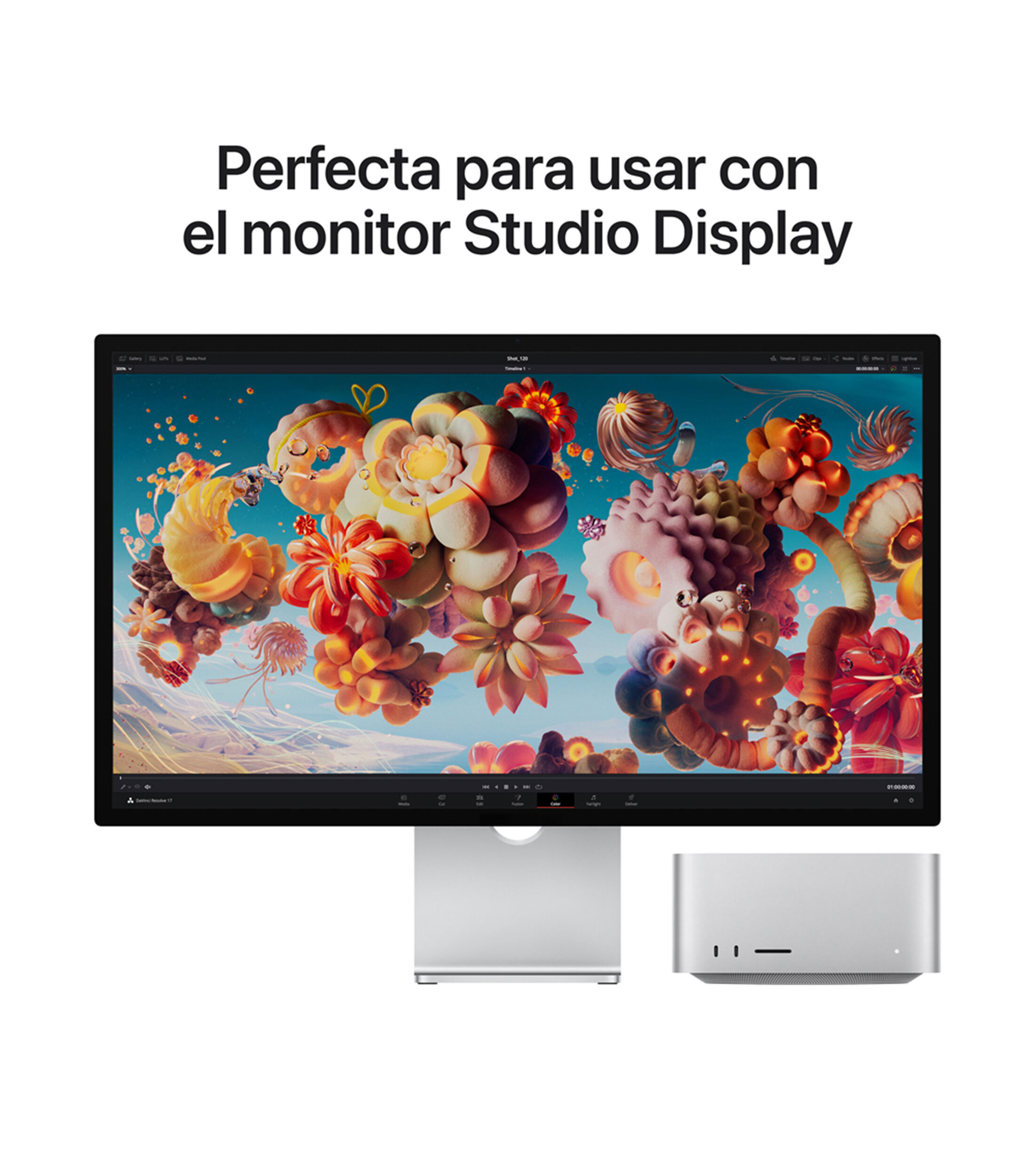 Mac Studio Chip M1 Max con CPU de 10 núcleos y GPU de 24 núcleos 32
