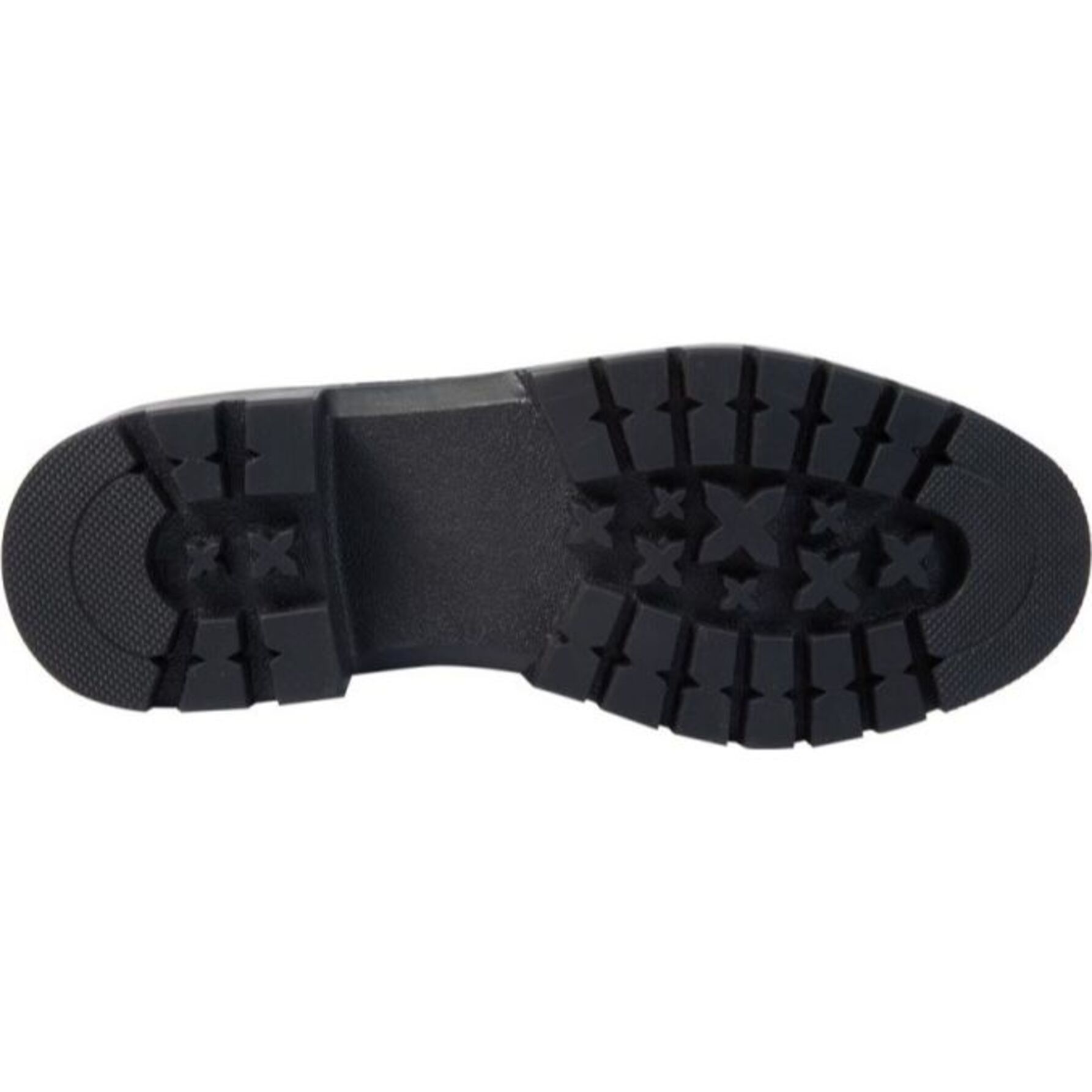 Bota para mujer, tipo hiker, con acabado camaleón y agujetas, color negro, marca H P C P olo 1177703