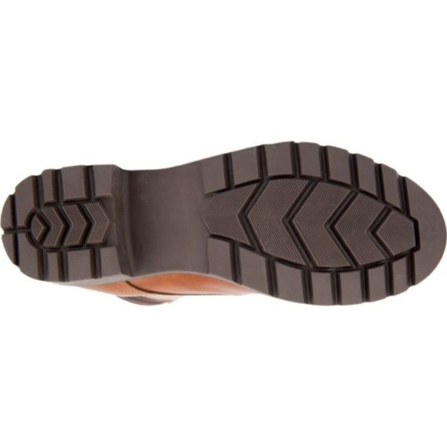 Botín para mujer, tipo hiker, con acabado napa, color cognac, marca H P C P olo 1178097
