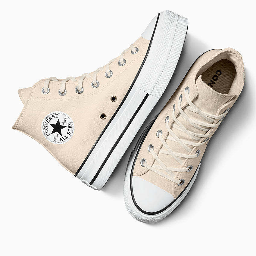 Tenis Converse de Plataforma Lift en Bota de Lona para Mujer A08214C