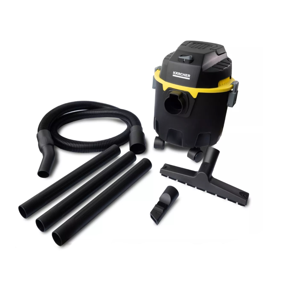 Aspiradora para solidos y líquidos negra 10Lt  KARCHER WDL 1​