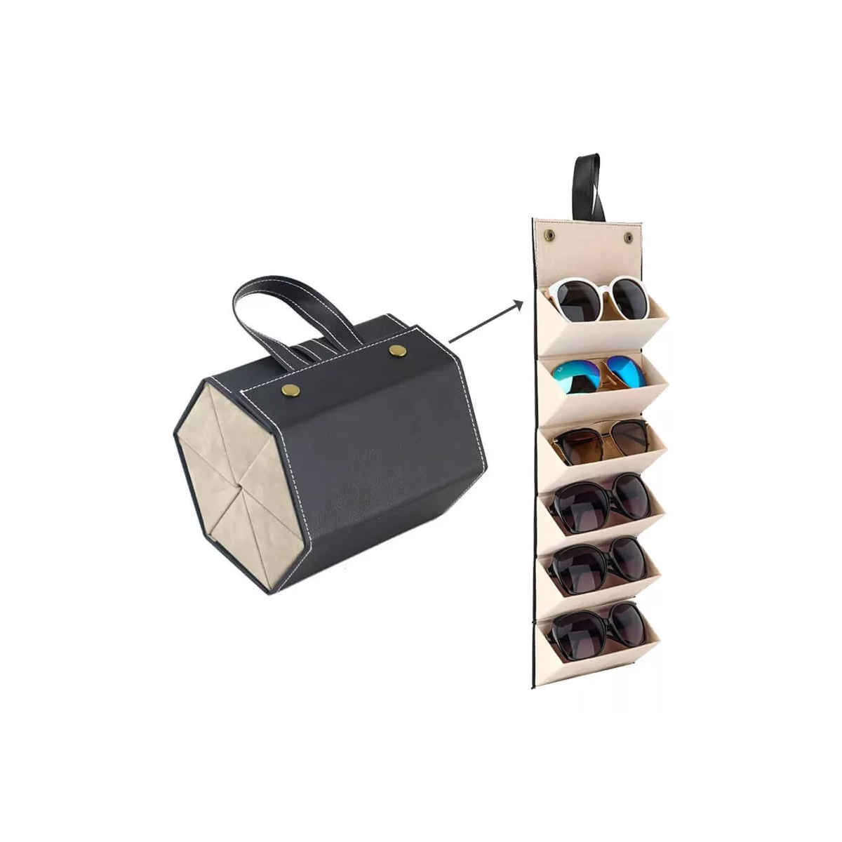 Organizador De Lentes Para Múltiples Lentes Negro