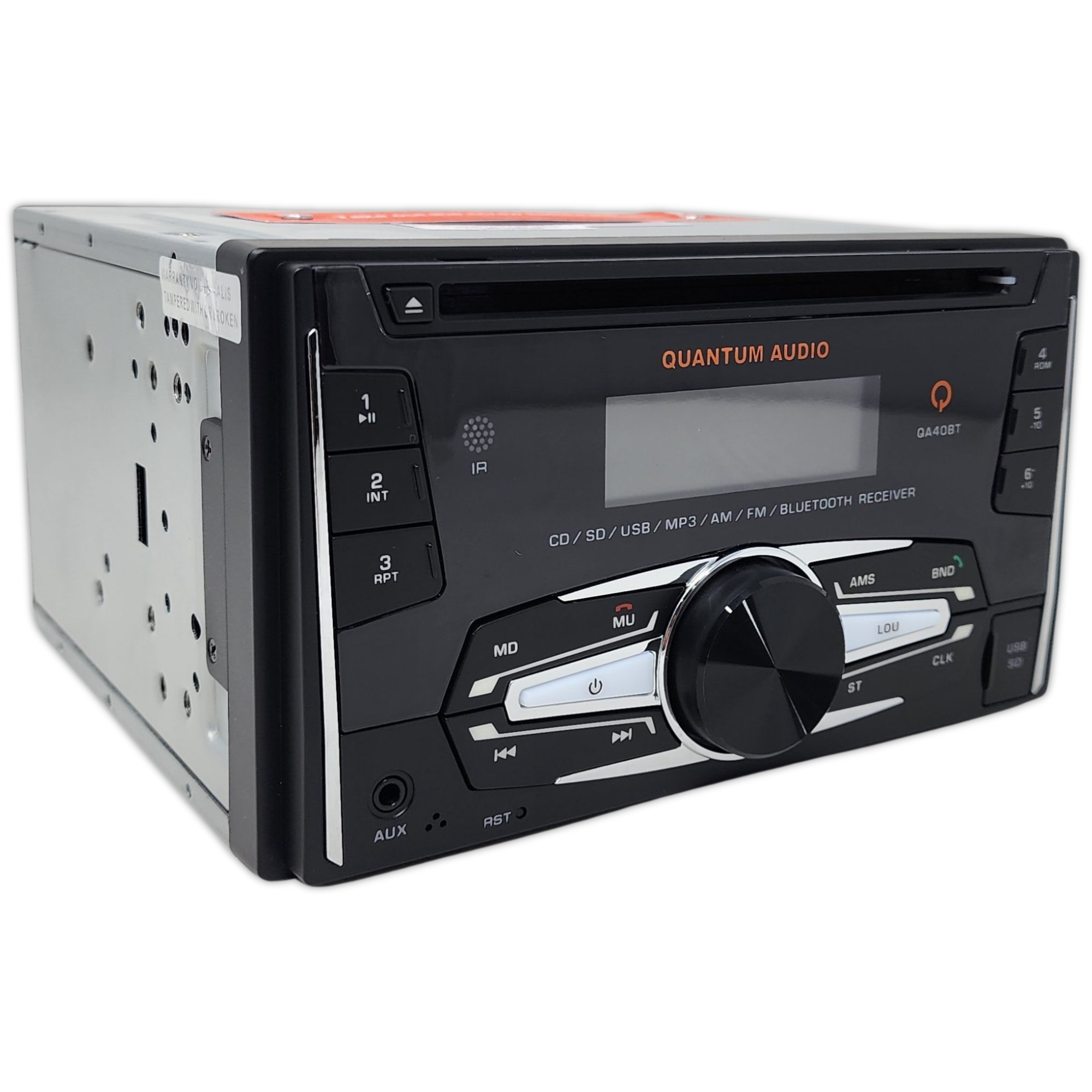 Autoestéreo Quantum Audio QA40BT Bluetooth USB SD Aux 2 DIN