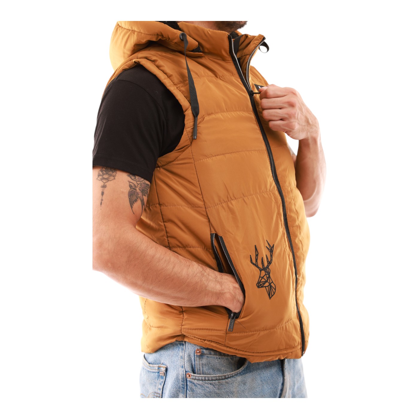 CHALECO JEEP HOMBRE CAMEL JEEP JEEPVS02