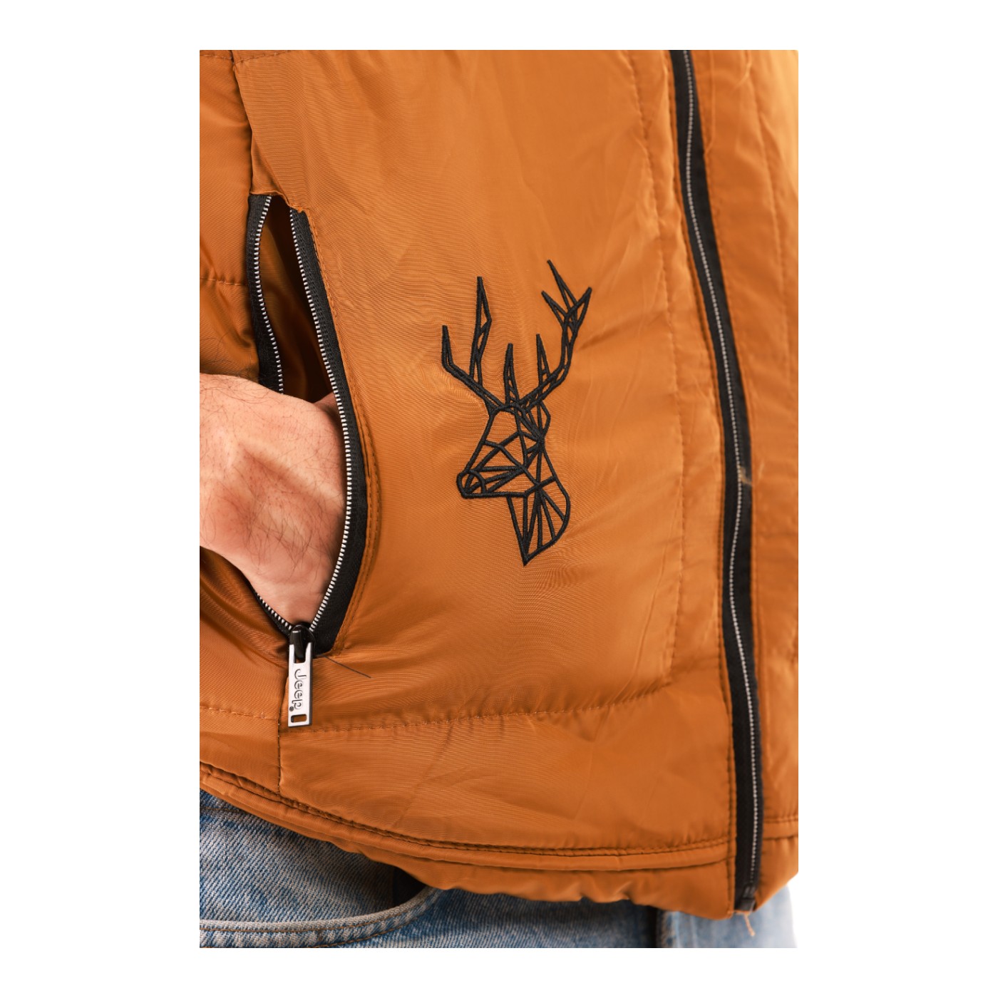 CHALECO JEEP HOMBRE CAMEL JEEP JEEPVS02