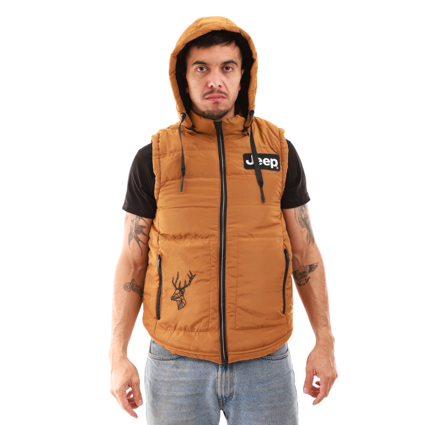 CHALECO JEEP HOMBRE CAMEL JEEP JEEPVS02