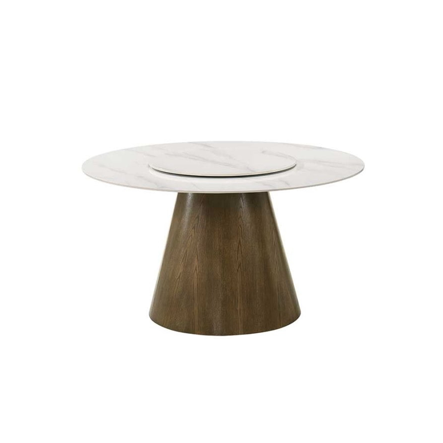 Comedor Redondo de 6 Sillas Elegante de Madera Bossa Enzo