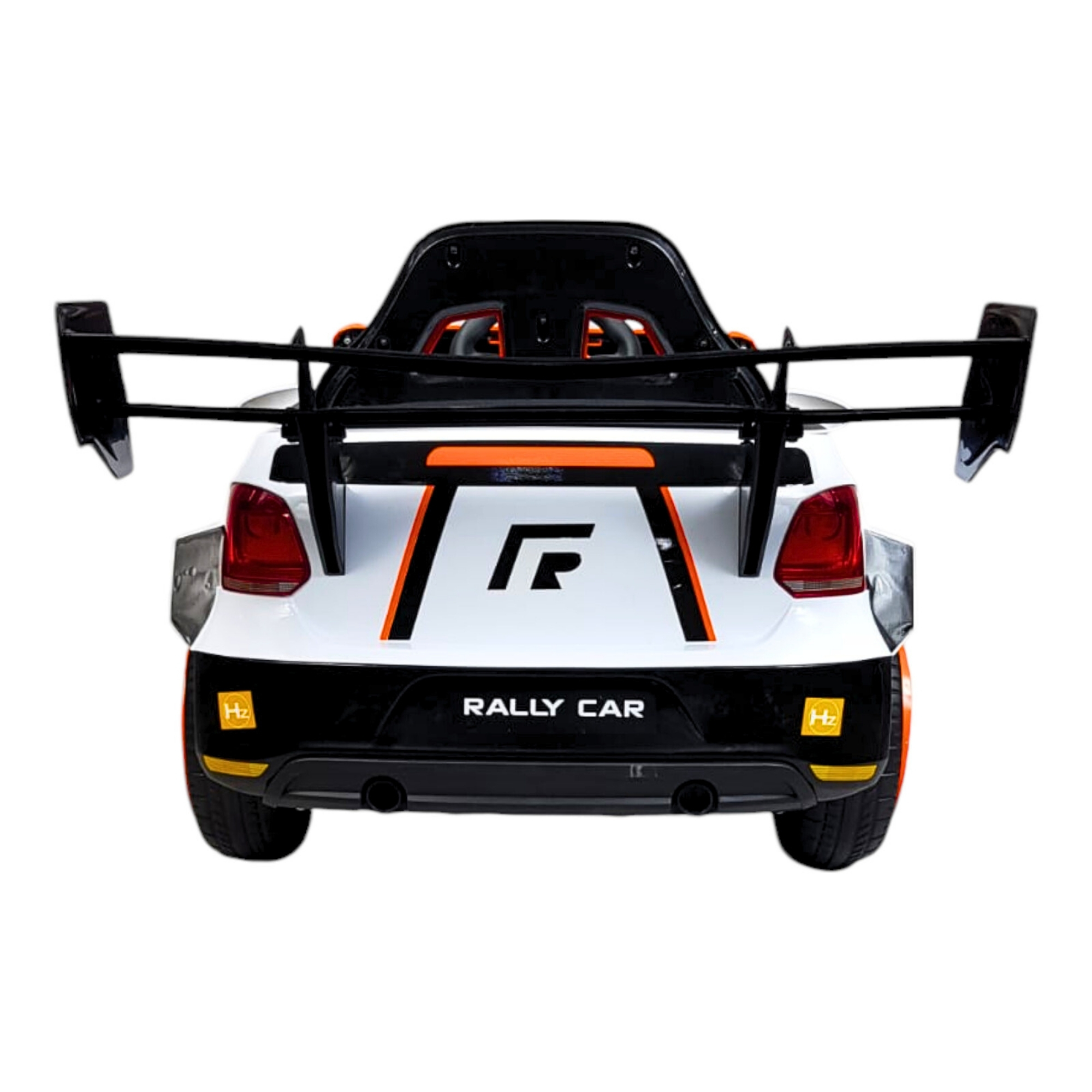 Montable Electrico para Niños Carro Rally con Control Remoto Sonido, Bluetooth, Luz Led, 12v-Naranja