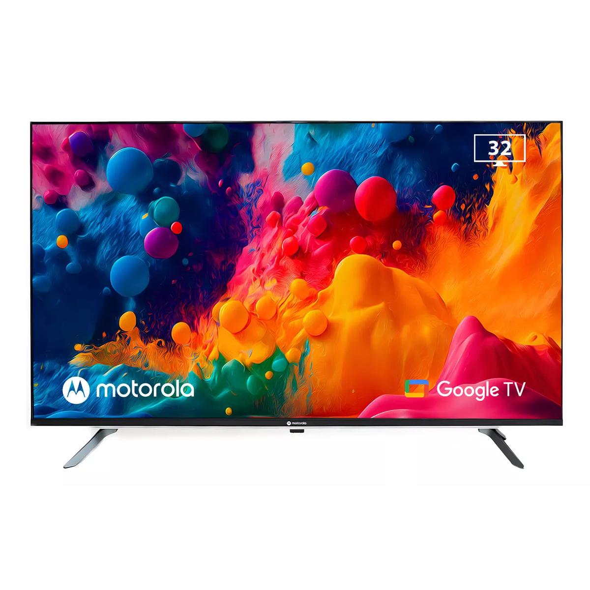 Smart TV de 32" Motorola 2024 MOT32HLE11 con pantalla DLED HD