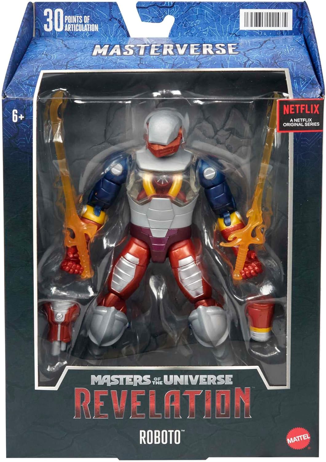 Roboto de 7 MASTERS OF THE UNIVERSE Masterverse Action Figure, MOTU MATTEL