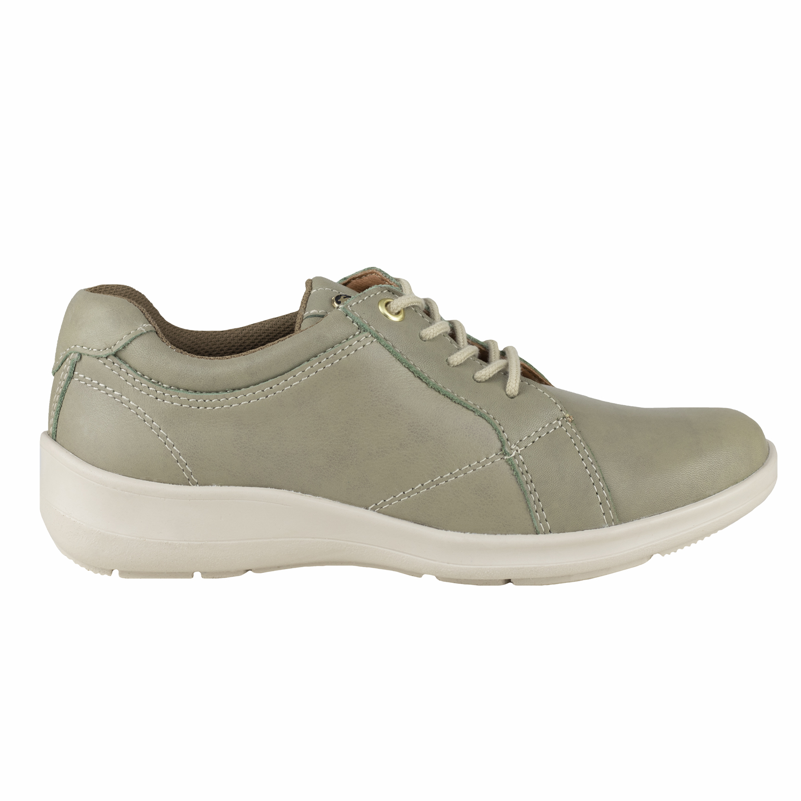 Zapatos Mujer Choclo Derby 7296 Grey Verde Tabaco Acolchado