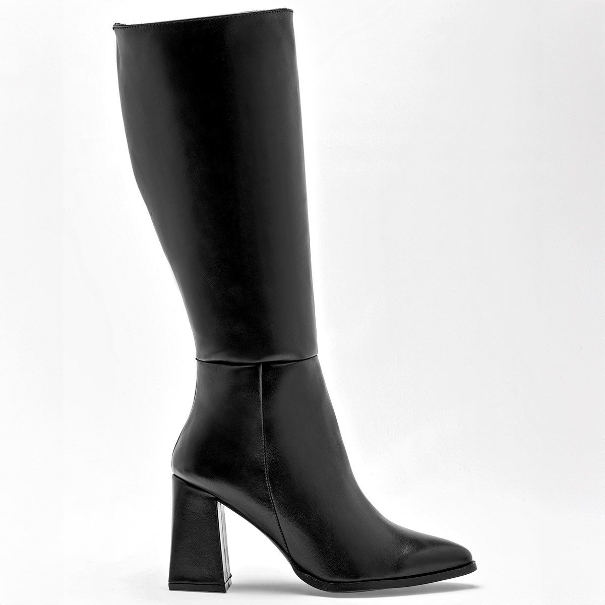 Kiut Bota Larga Mujer Tacon Aguja 9cm Tubo 38cm Color Negro E9
