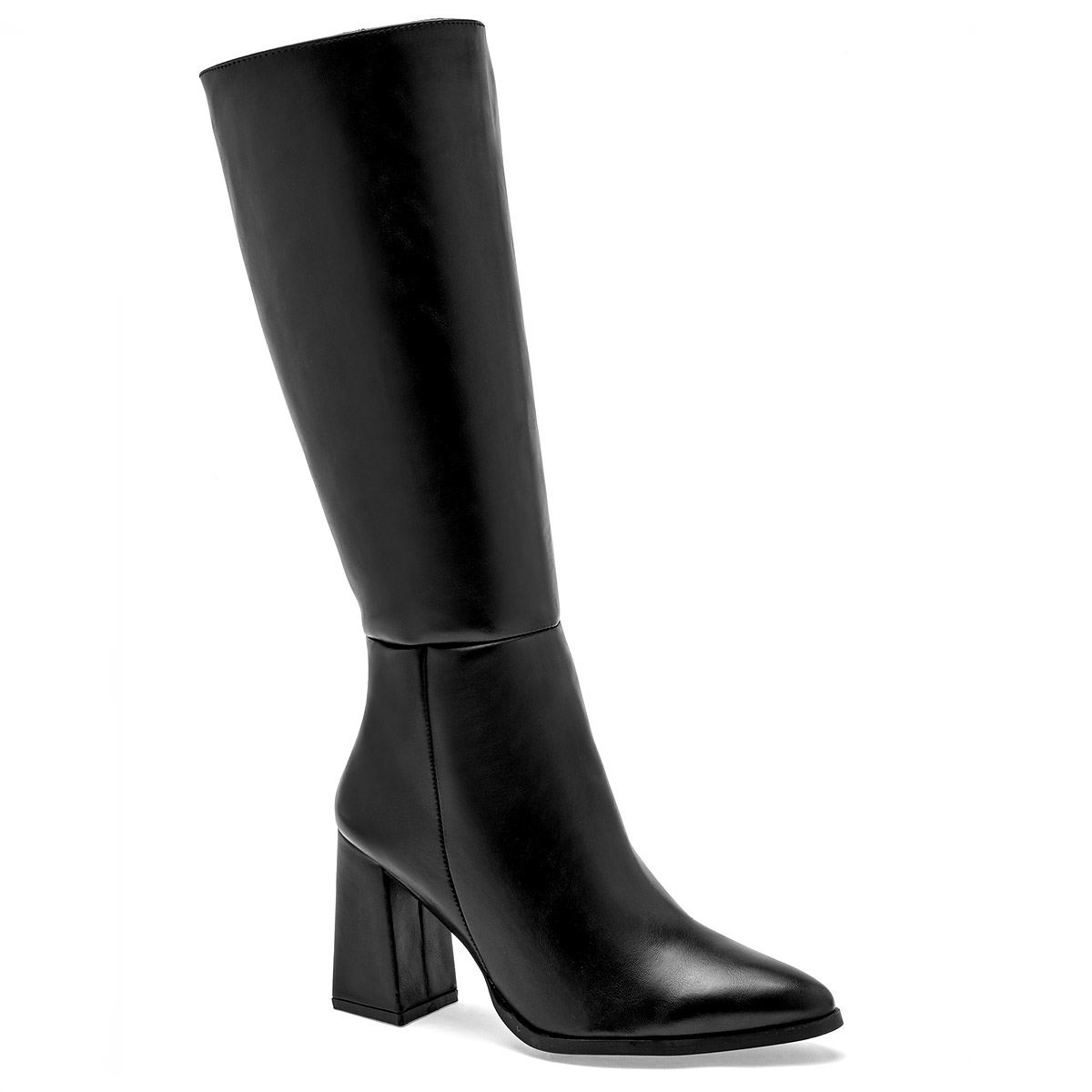 Kiut Bota Larga Mujer Tacon Aguja 9cm Tubo 38cm Color Negro E9