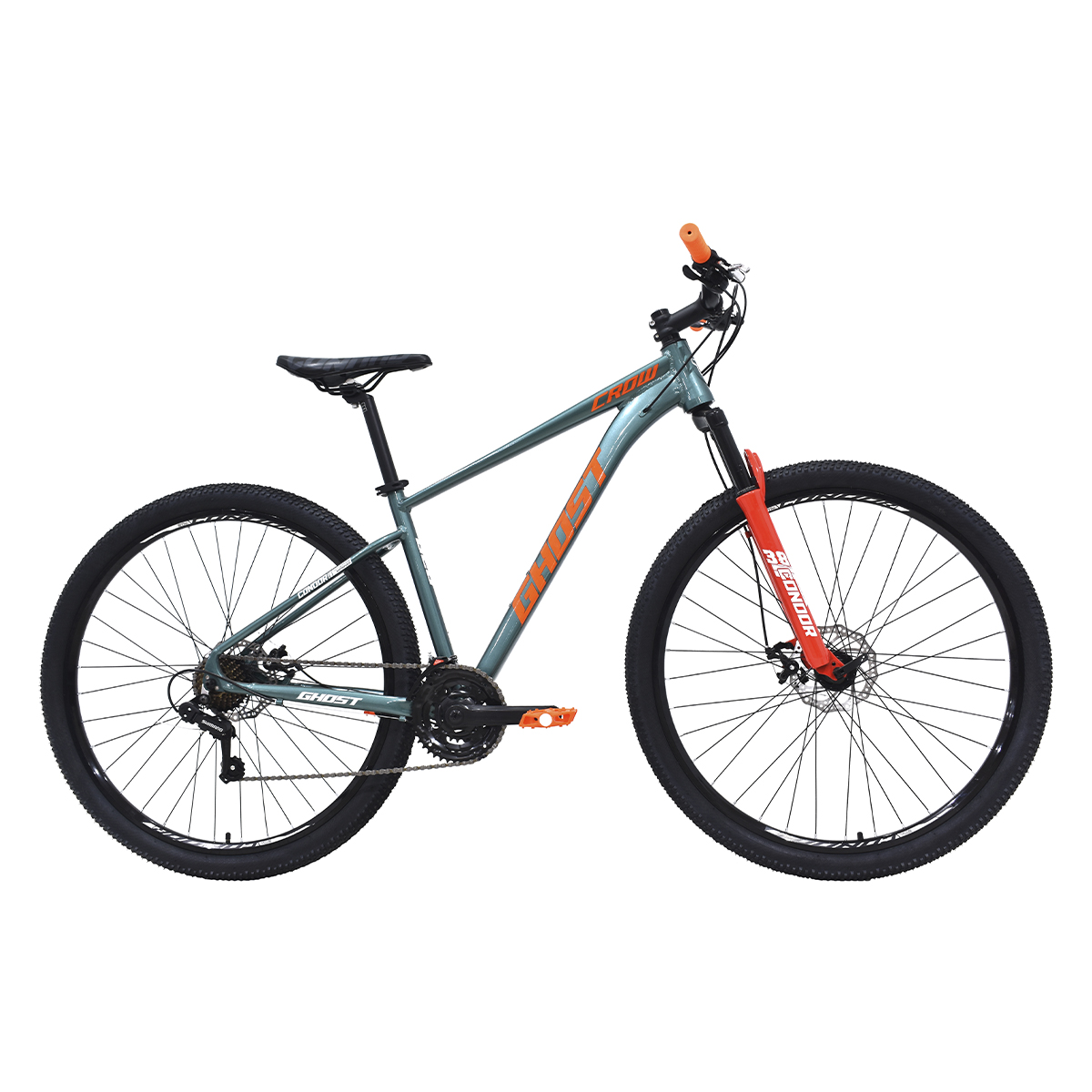 Bicicleta Ghost Crow Rodada 29 Verde De Montaña