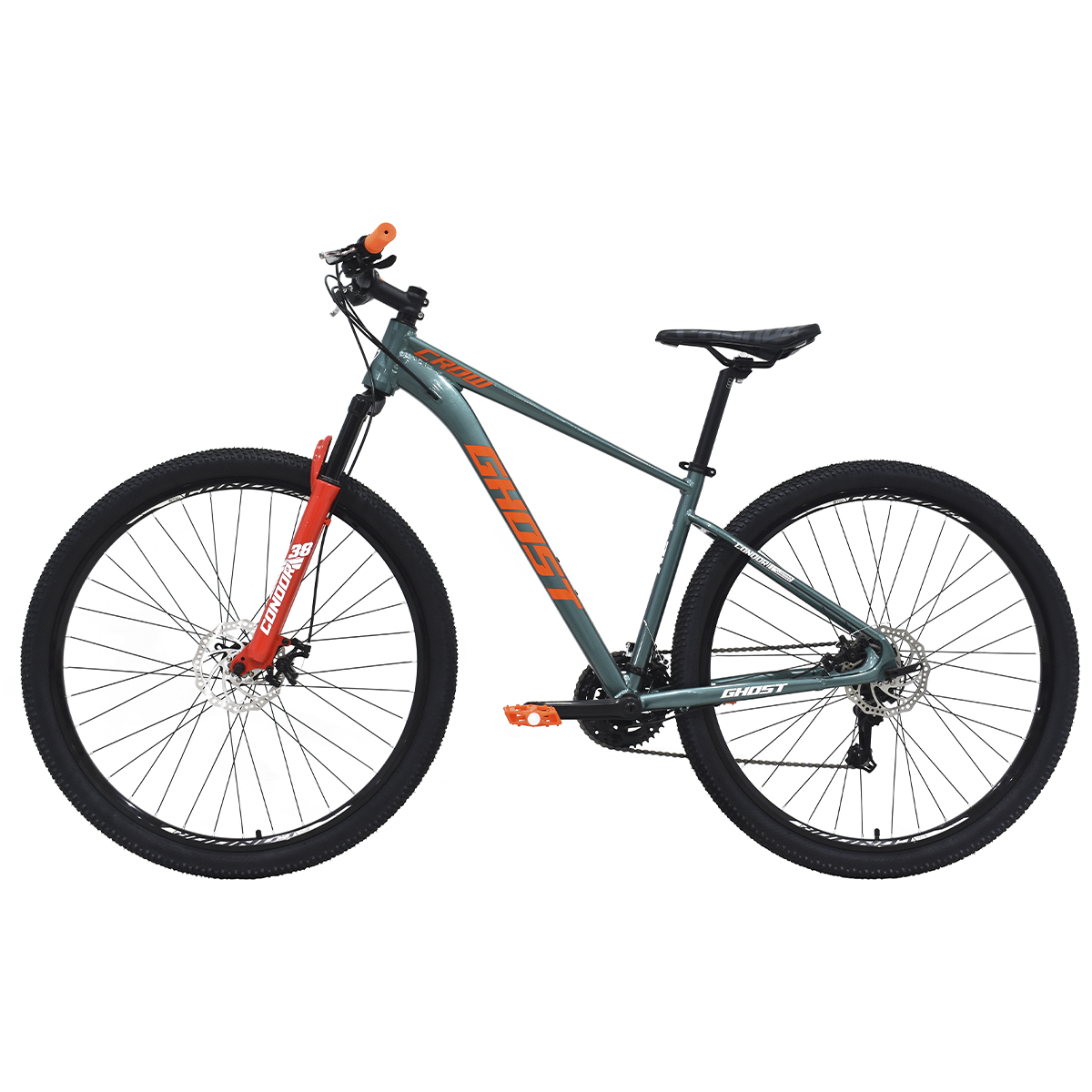 Bicicleta Ghost Crow Rodada 29 Verde De Montaña