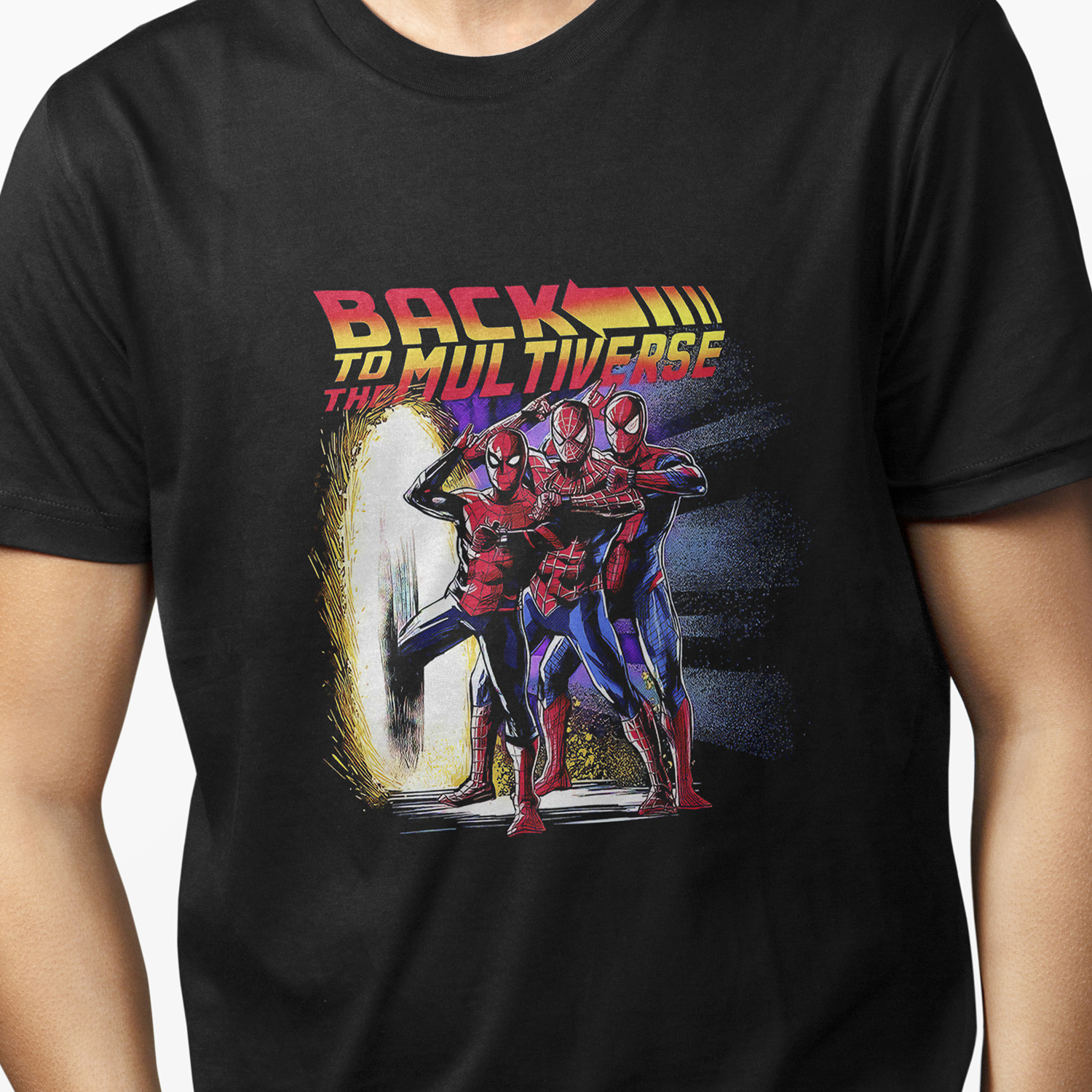 Playera para hombre Back to the Multiverse Spider-Man XOLO 