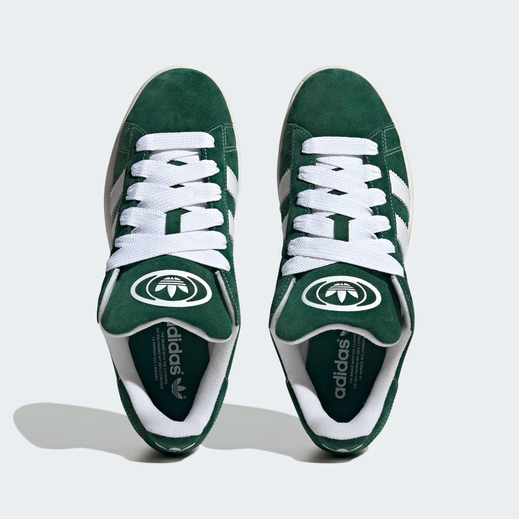Tenis Adidas Campus Green H03472 Gamuza - Original 