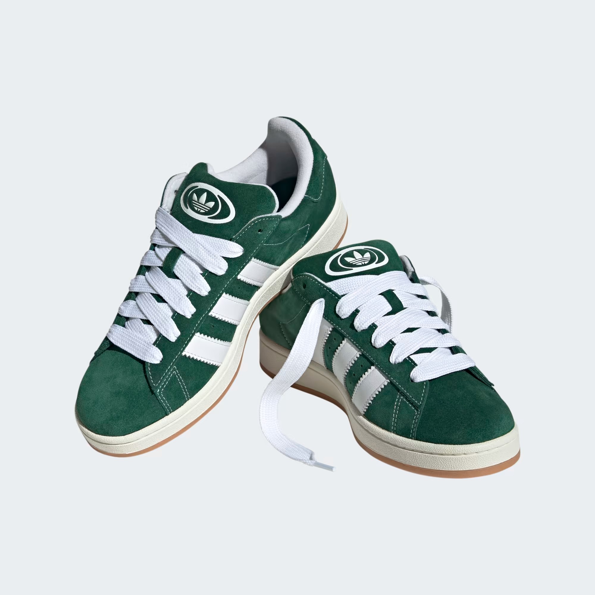 Tenis Adidas Campus Green H03472 Gamuza - Original 