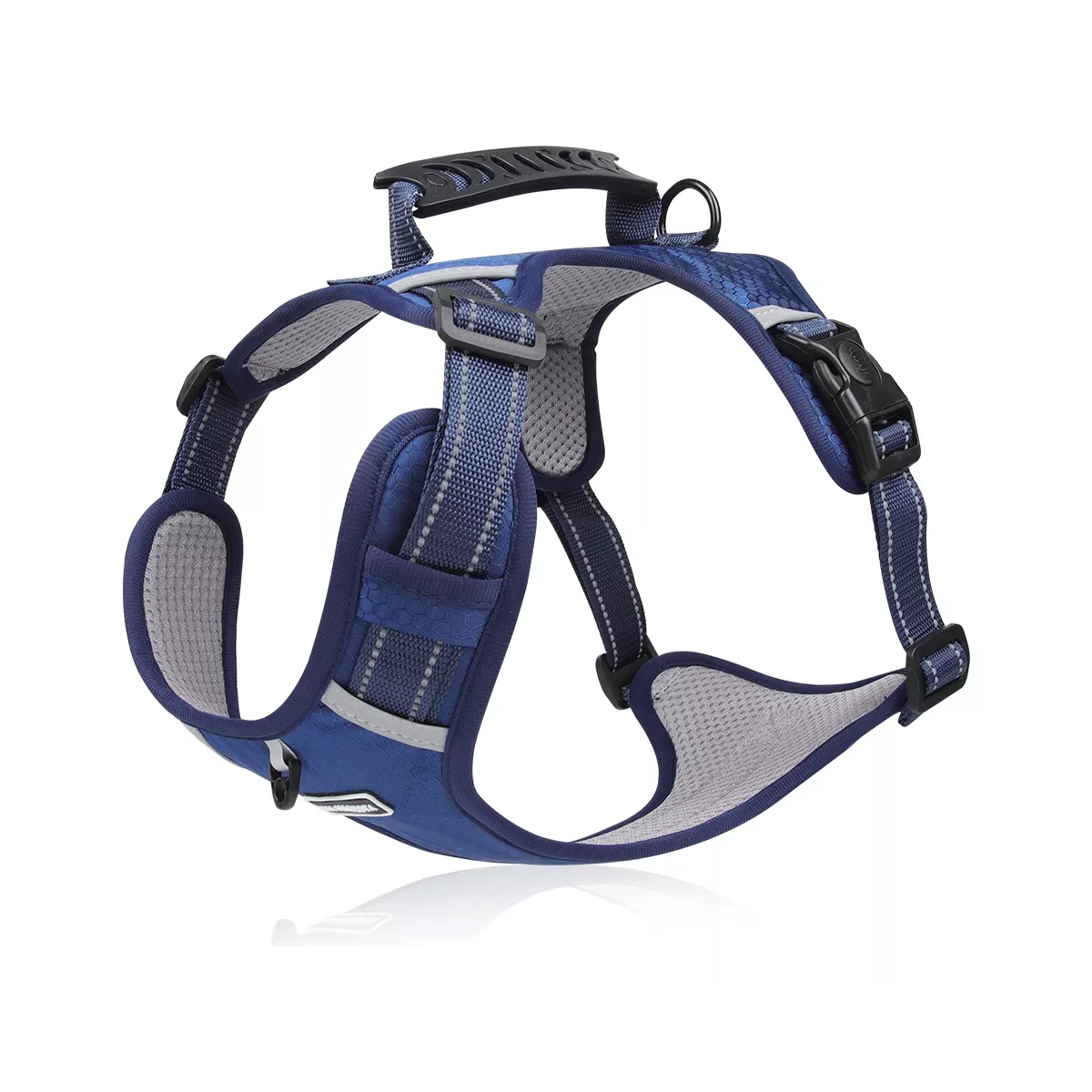 Pechera Arnés De Seguridad Para Perro Azul Marino Talla XL