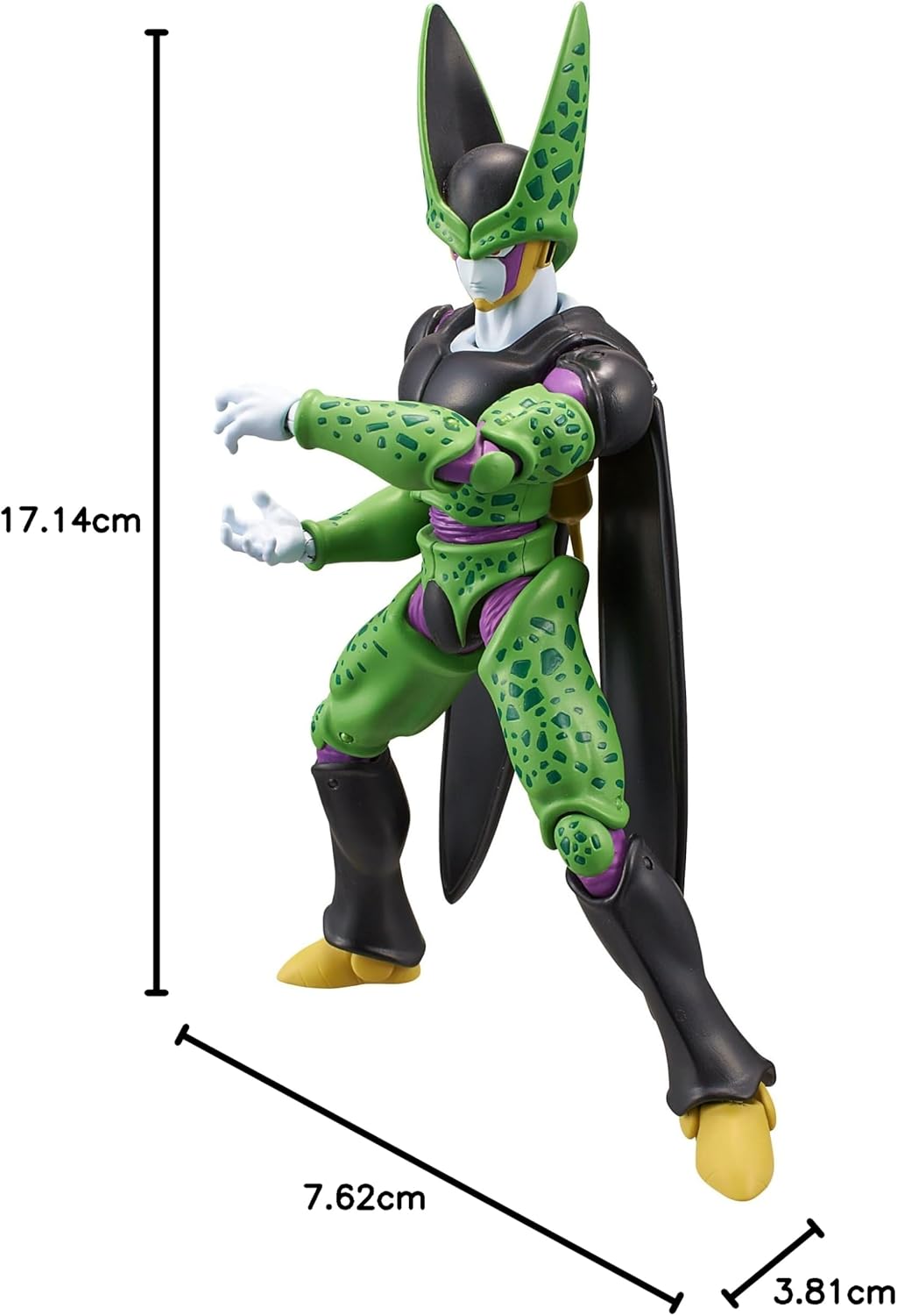 Cell Final Form Dragon Stars Dragon Ball Figura Articulada Original de Bandai 