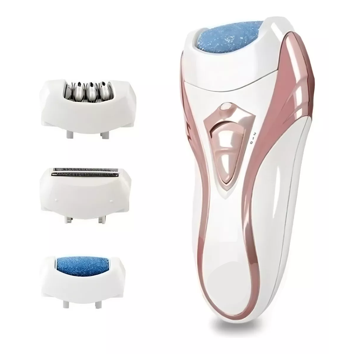 Rasuradora inalámbrica blanco y rosa 110V/220V