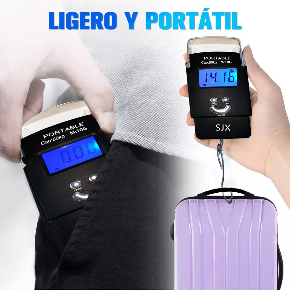 Báscula Digital De Equipaje Con Gancho, Básculas Para Maleta