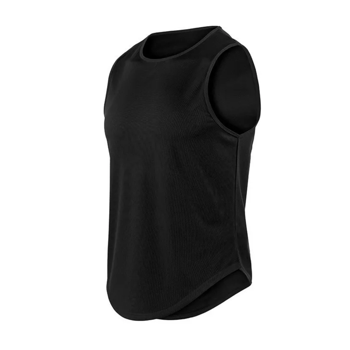 Fit Super Cómoda Playera Hombre Deportiva Negro Talla 3XL