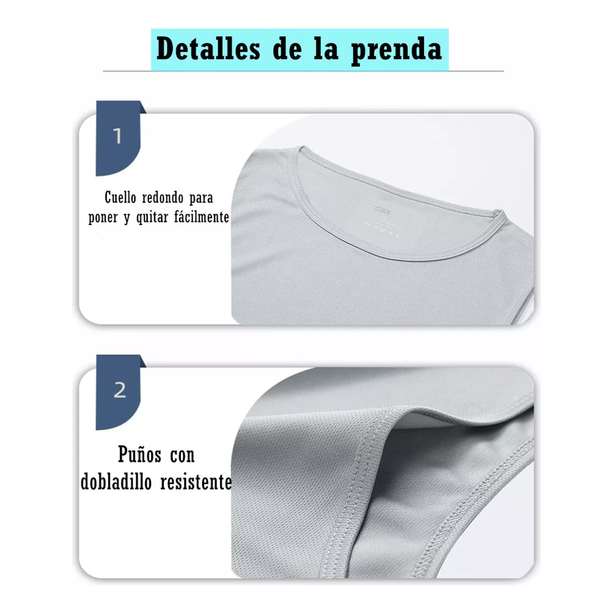 Fit Super Cómoda Playera Hombre Deportiva Blanco Talla 3XL