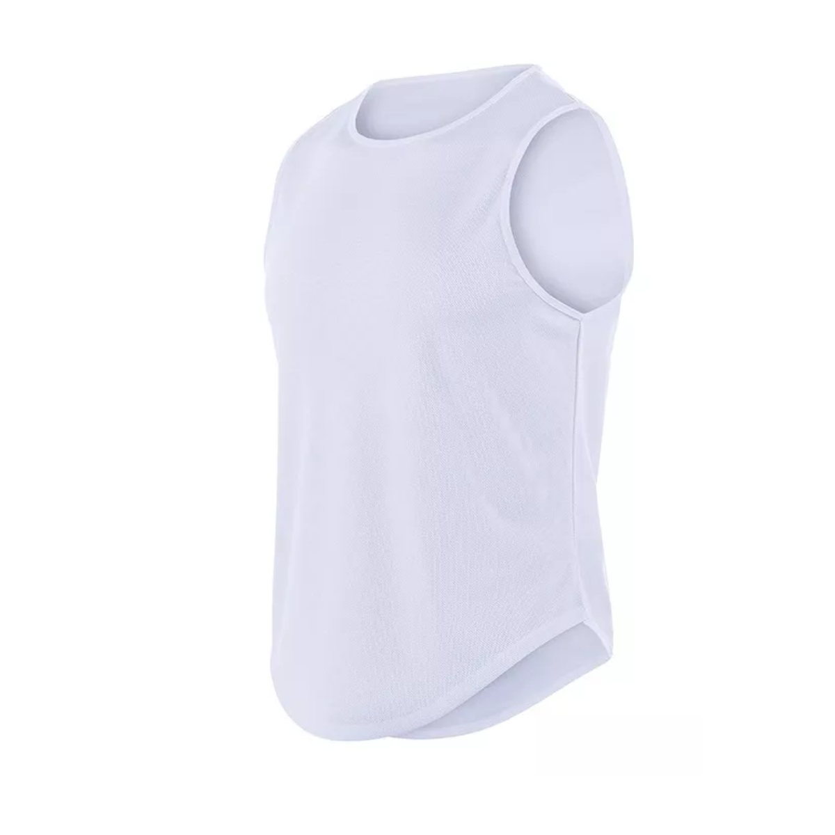 Fit Super Cómoda Playera Hombre Deportiva Blanco Talla 3XL