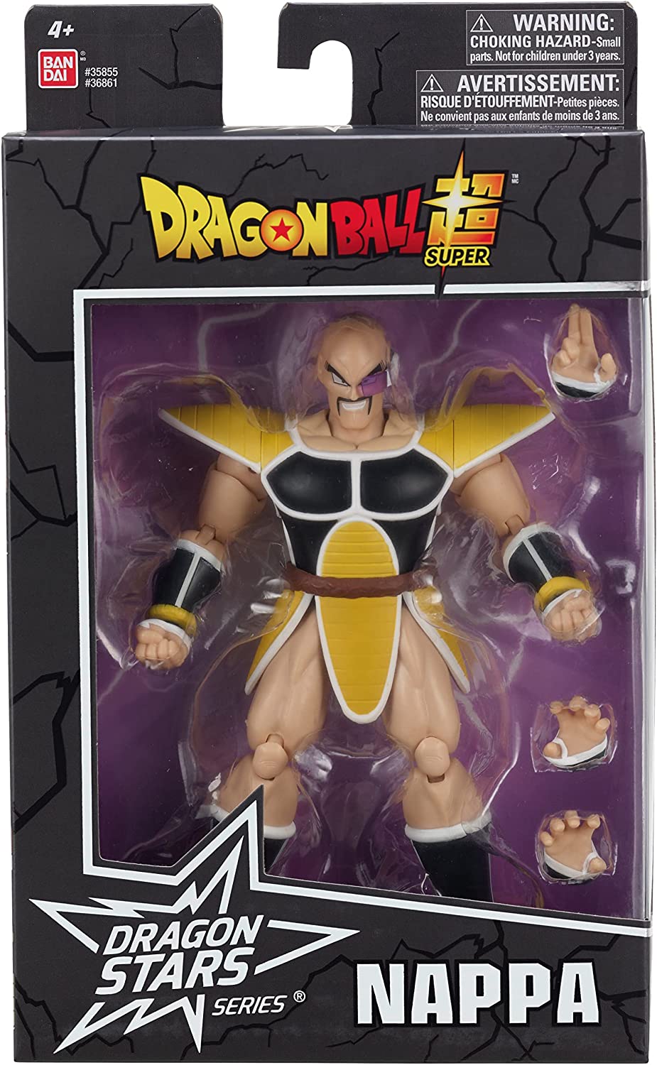 Nappa Dragon Stars Dragon Ball SuperFigura de acción de Dragon Ball Original Bandai 