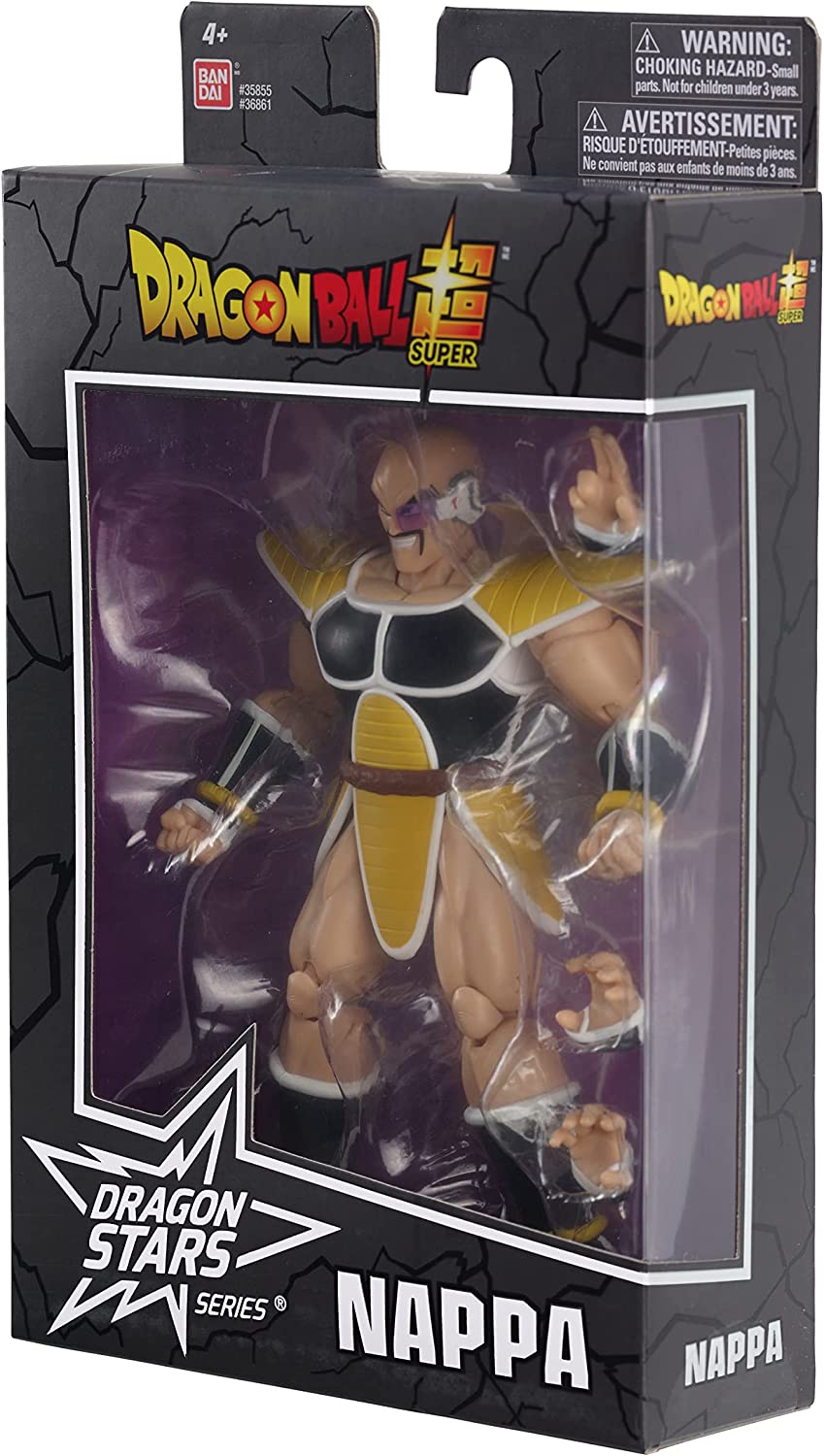 Nappa Dragon Stars Dragon Ball SuperFigura de acción de Dragon Ball Original Bandai 