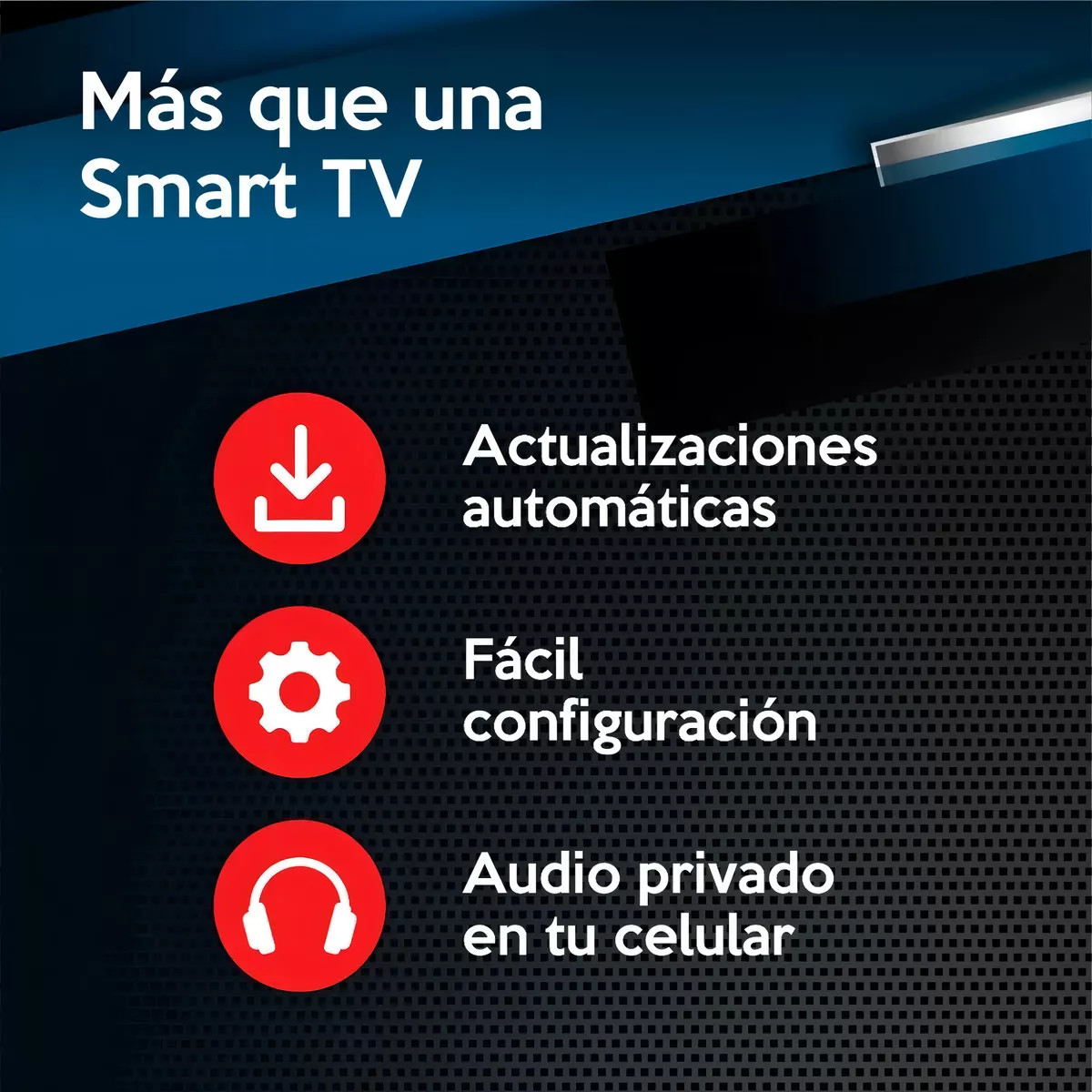 SmartTV Pantalla 40" DAEWOO HD streaming ROKU TV LED HDMI