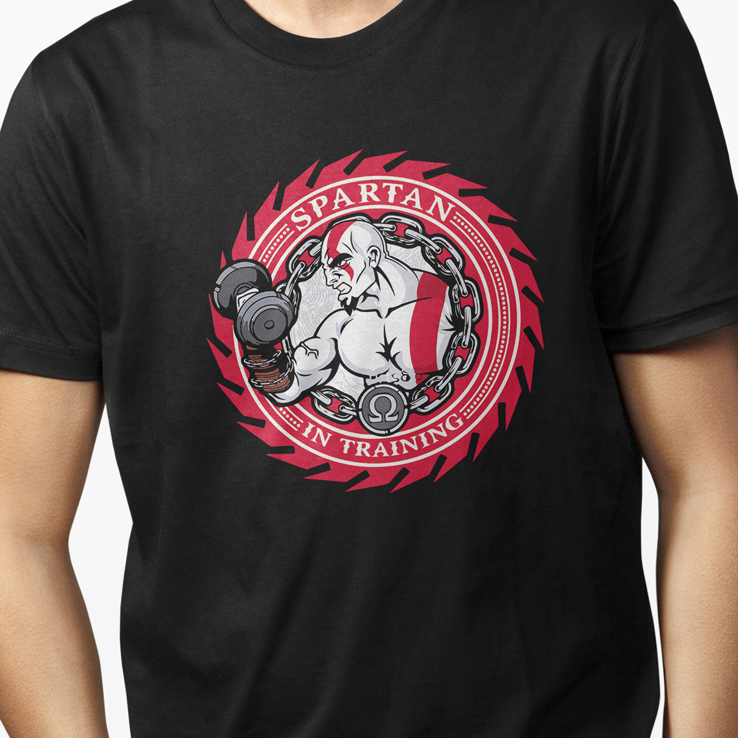Playera para hombre God of War Fitness Kratos Gamer XOLO