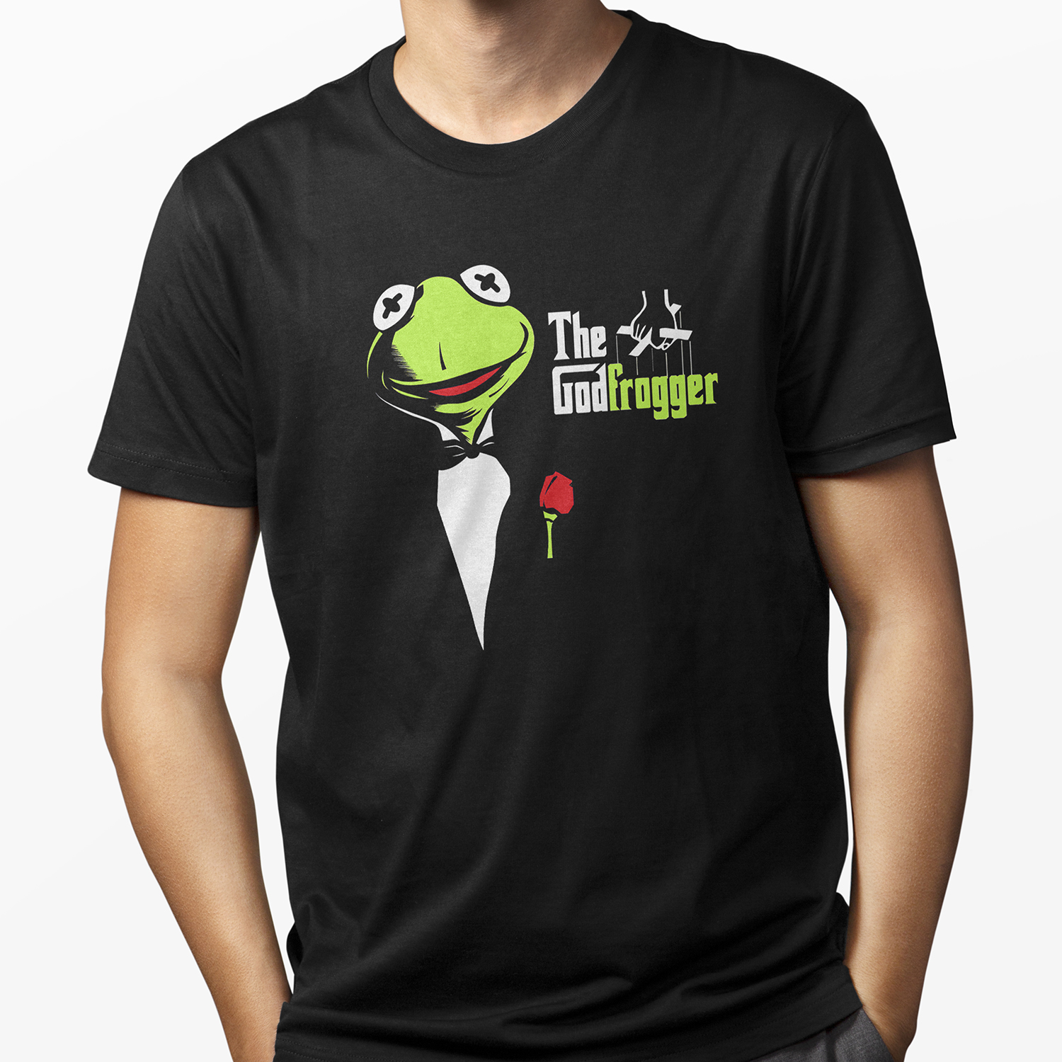 Playera para hombre La Rana Padrino  The Godfrogger  XOLO