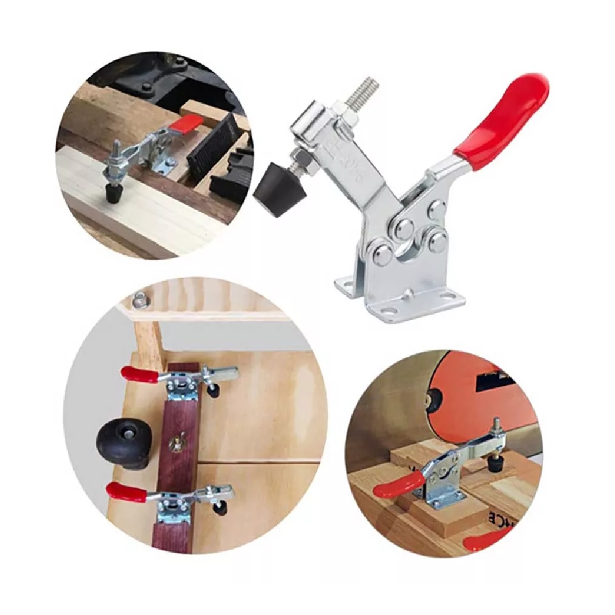 6 Pcs Toggle Clamp Palanca De Sujecion 90kg Uso Rudo