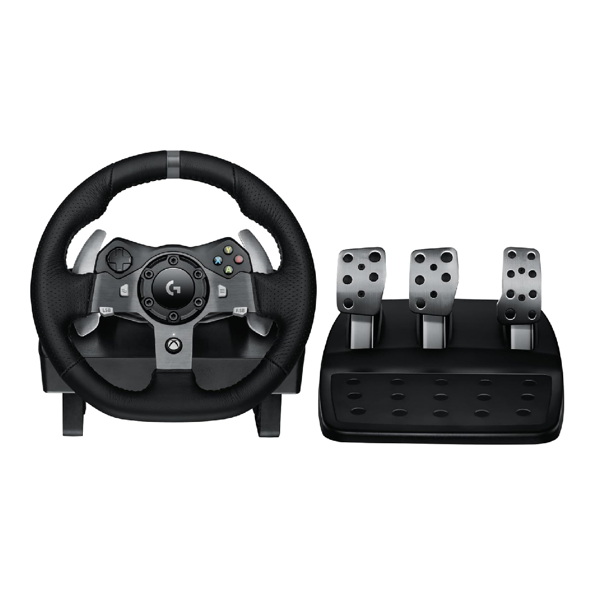 Logitech G920 Driving Force Volante de Carreras y Pedales Ajustables para Xbox Series X|S, Xbox One, PC, Color Negro