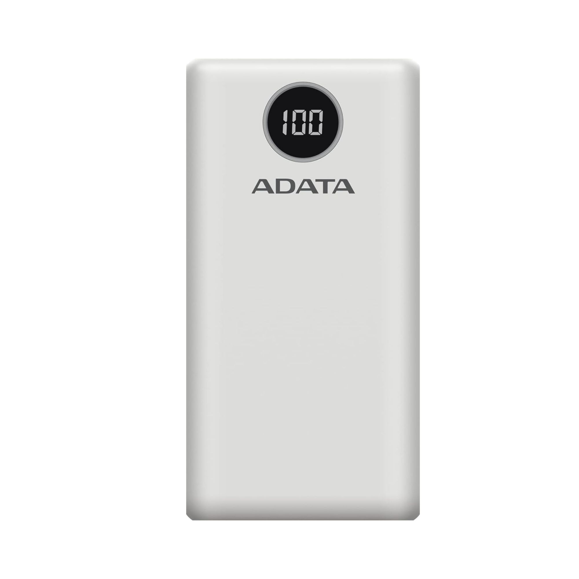 Batería Portátil Adata P20000QCD de 20,000 mAh, USB-A, USB-C, Blanco