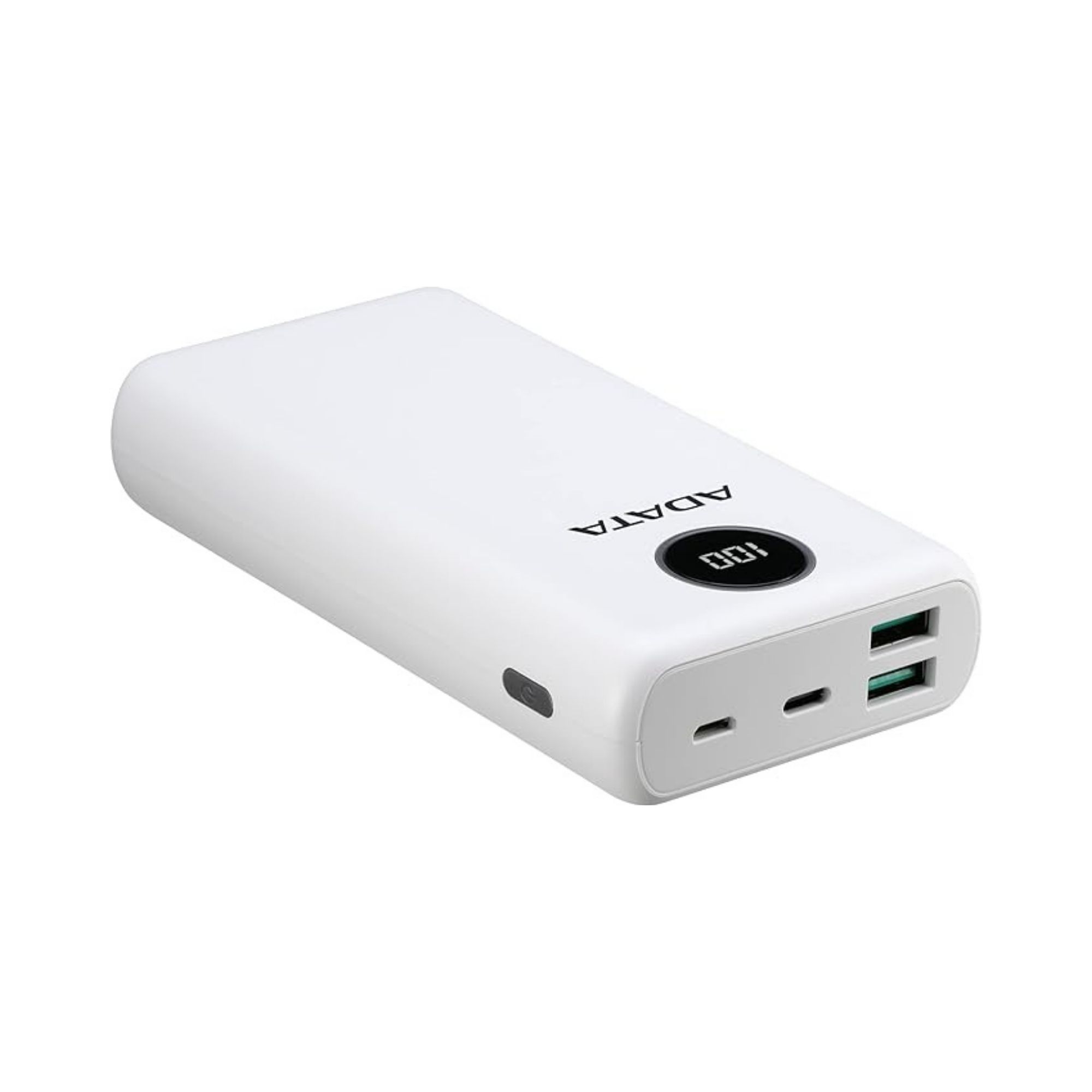 Batería Portátil Adata P20000QCD de 20,000 mAh, USB-A, USB-C, Blanco