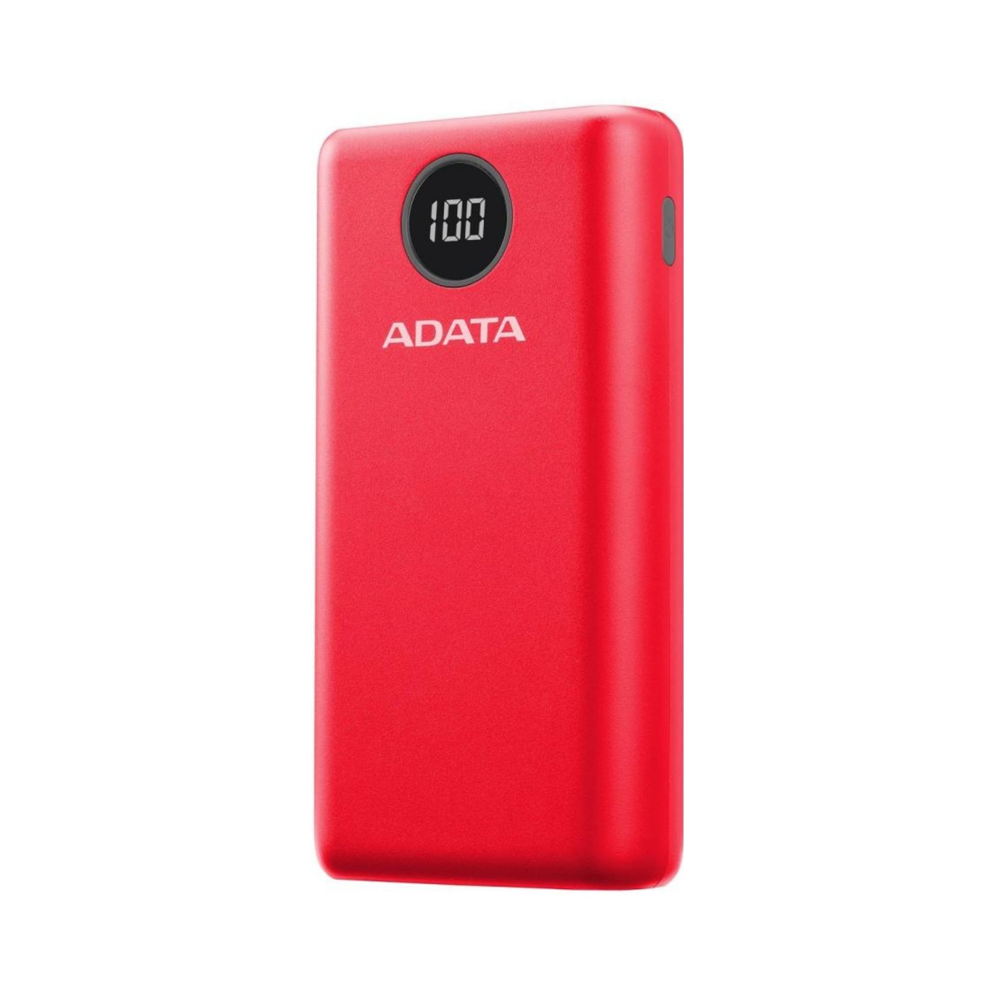 Batería Portátil Adata P20000QCD de 20,000 mAh, USB-A, USB-C, Rojo