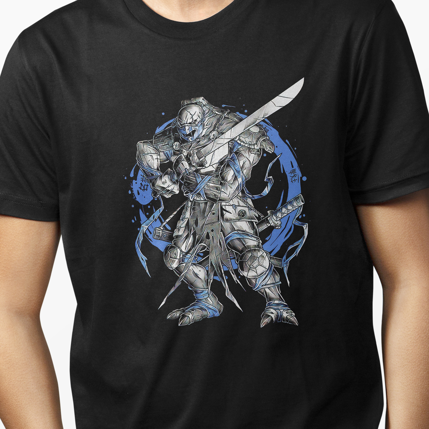 Playera para hombre Leonardo Samurai Tortugas Ninja XOLO