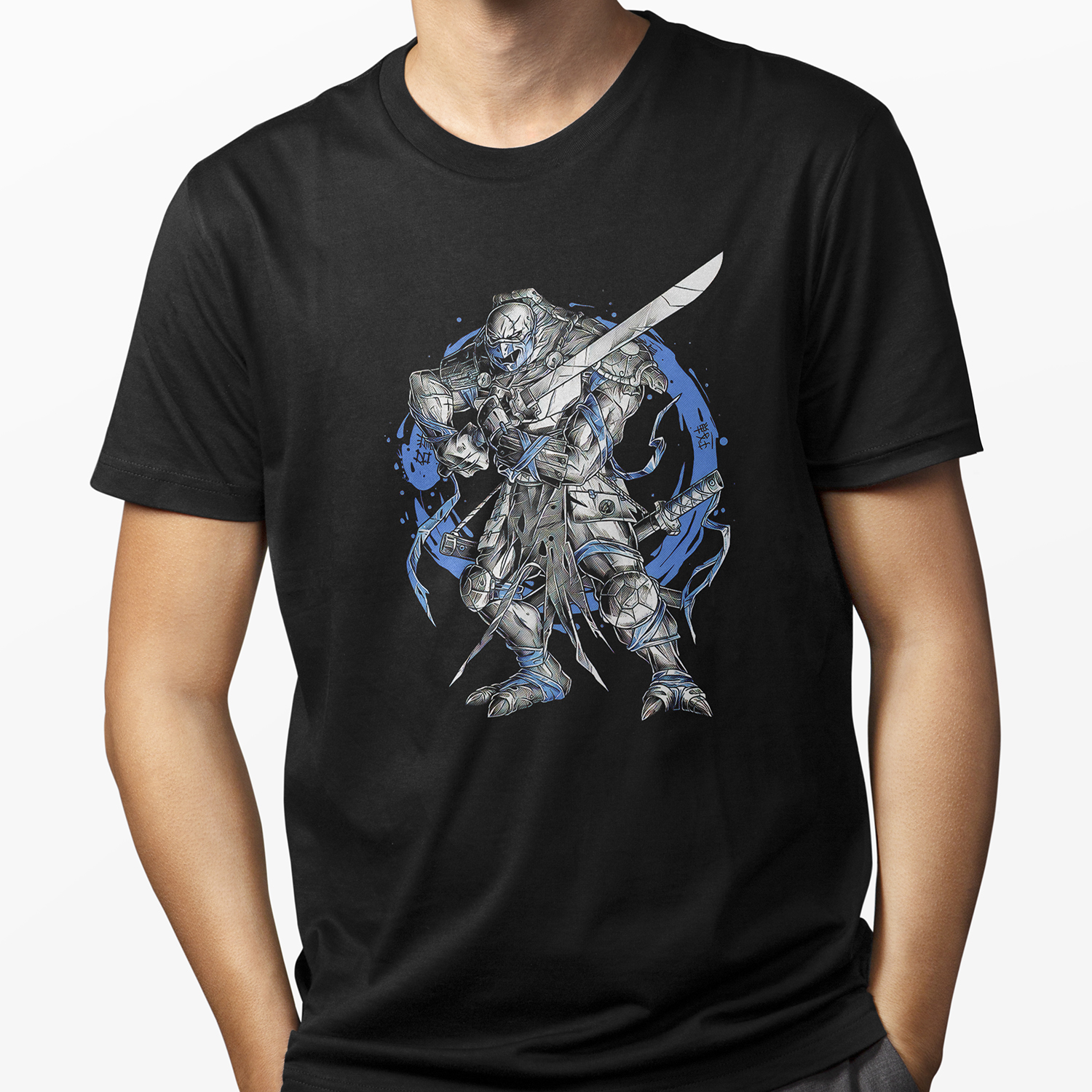 Playera para hombre Leonardo Samurai Tortugas Ninja XOLO