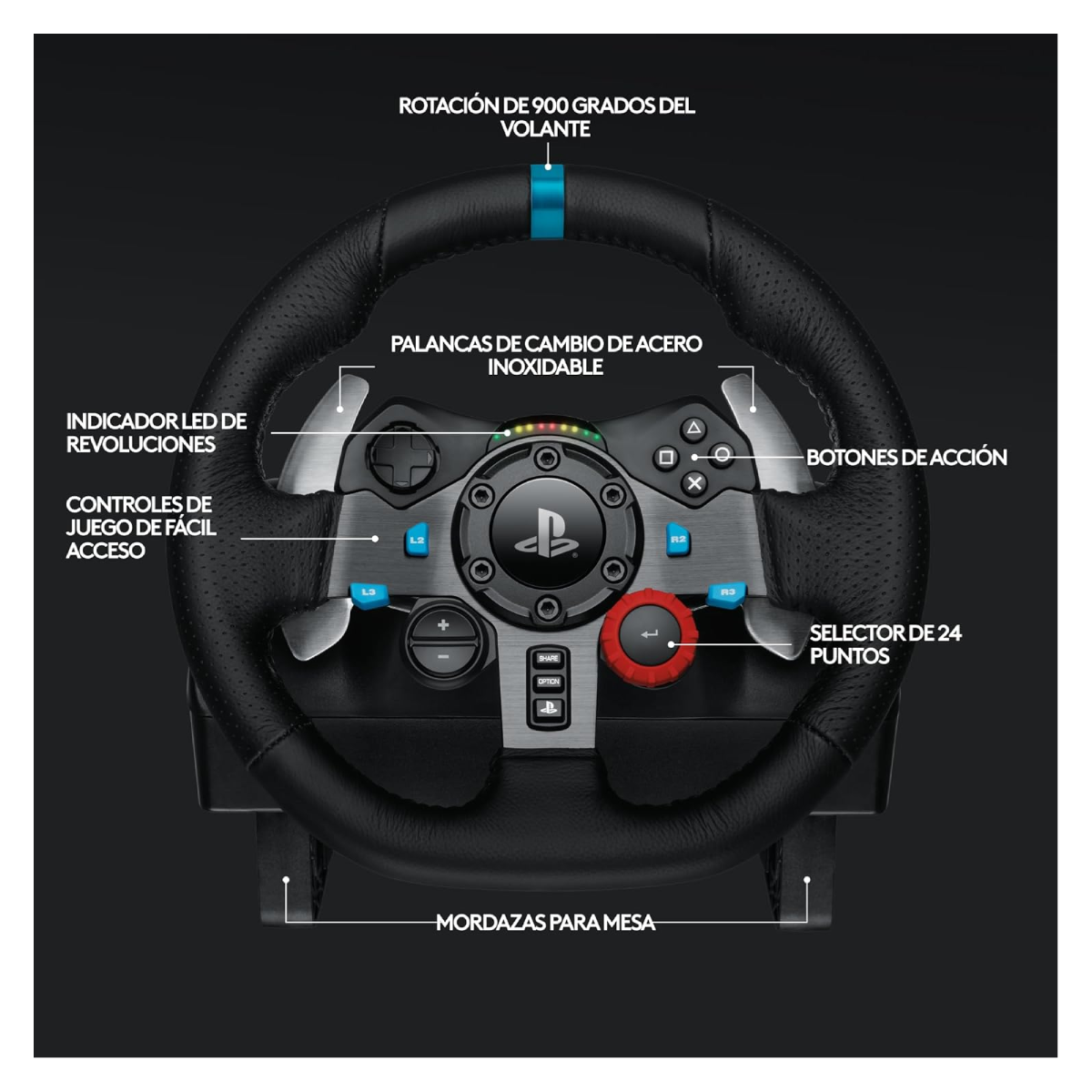 Logitech G Volante G29 Driving Force para PlayStation