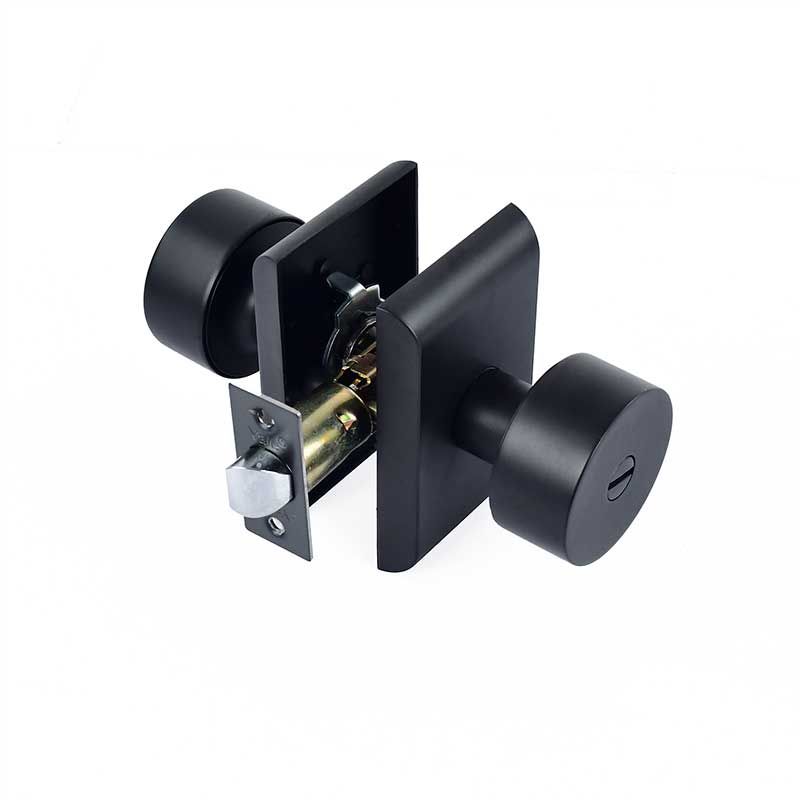 CERRADURA DE PERILLA P/BAÑO SANTA FE NEGRO 
