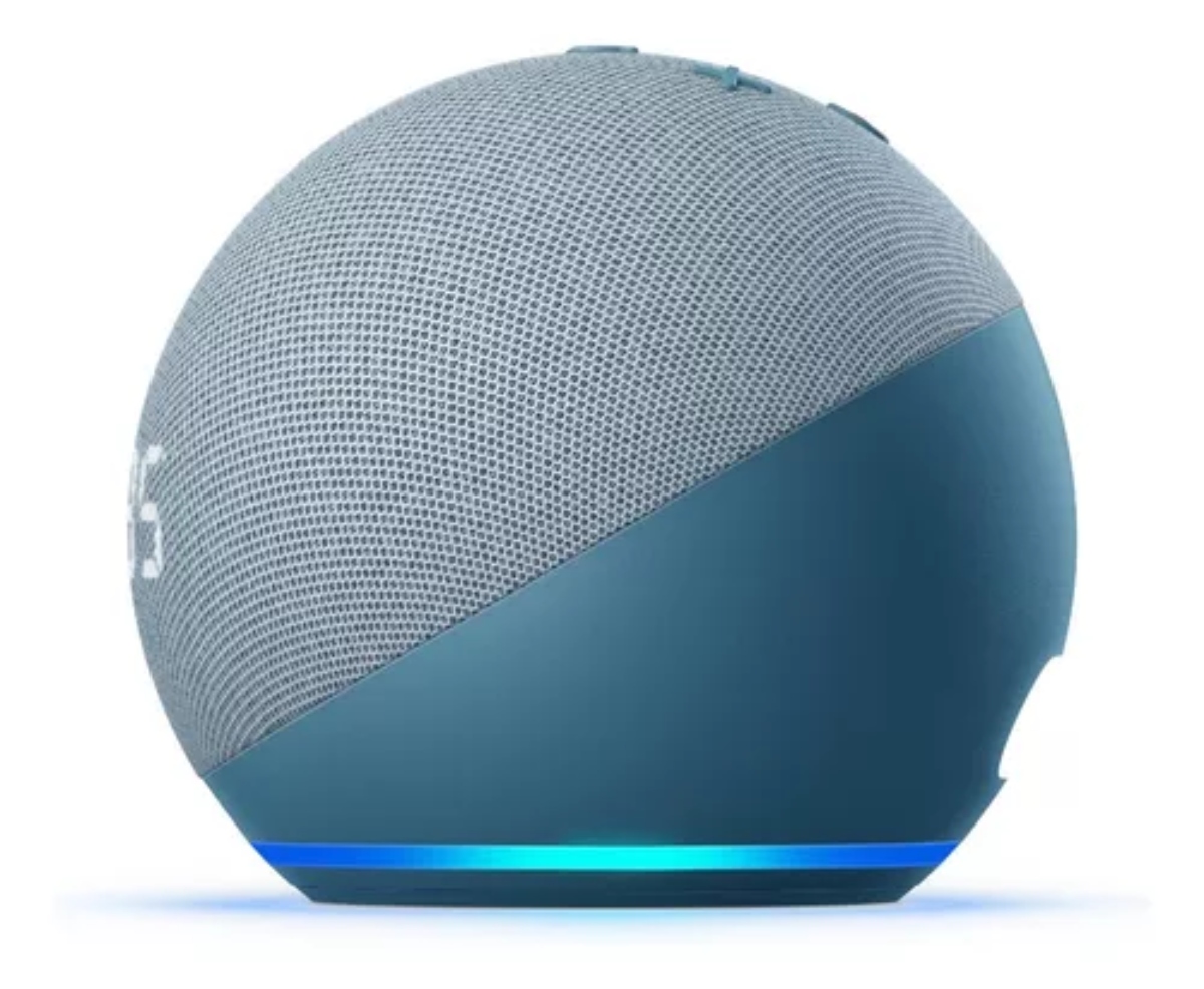 BOCINA INTELIGENTE AMAZON B09B8W5FW7 ECHO DOT 5A GEN RELOJ, ALEXA, WIFI CLOUD BLUE ALBF1